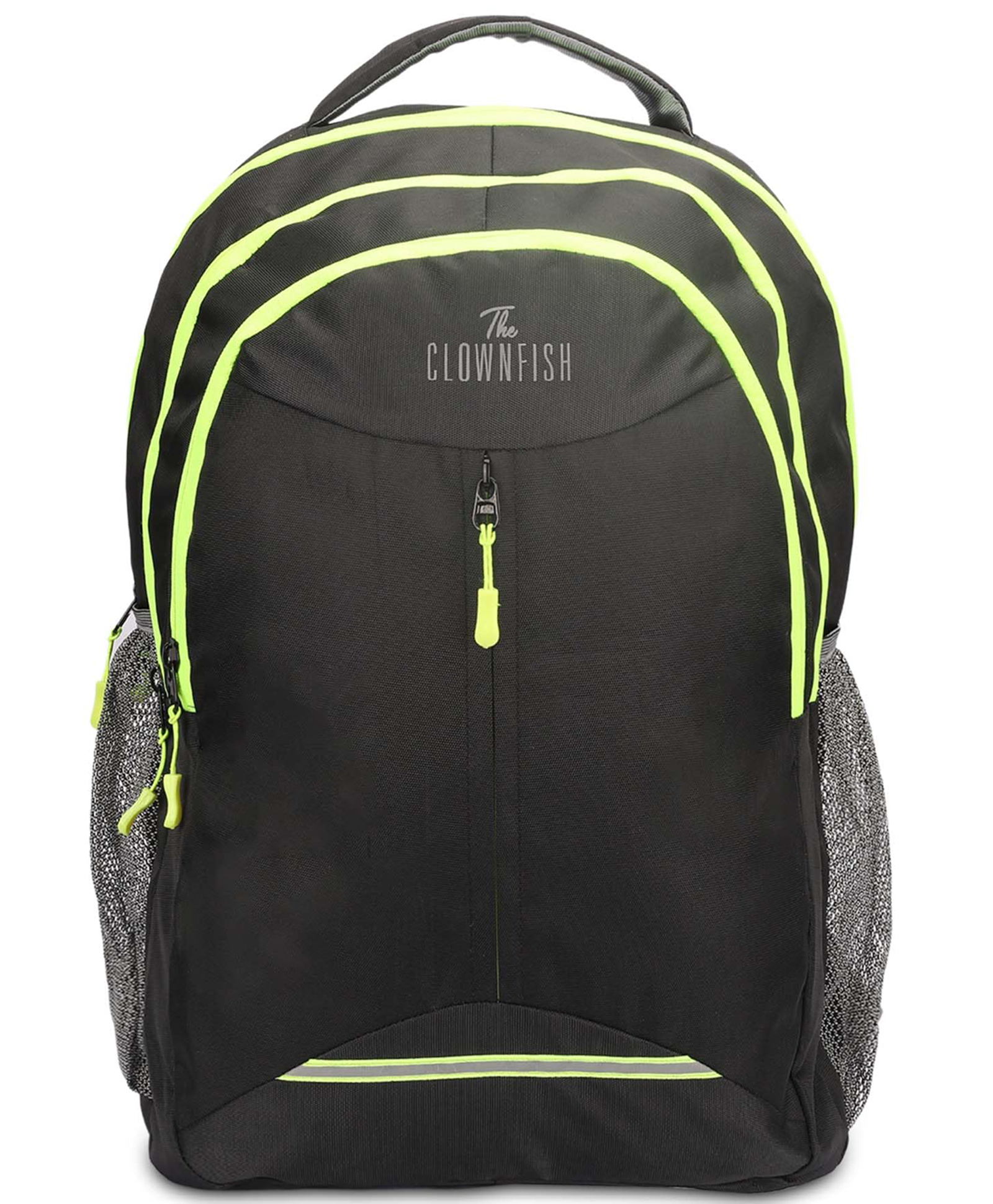 (TCFBPPO-G156BL1)- The Clownfish Madison Series 23 liters Polyester 15.6 inch Laptop Backpack with Backpack Cover Office College School Bag Travel Backpack For Men and Women-Black.-image-5
