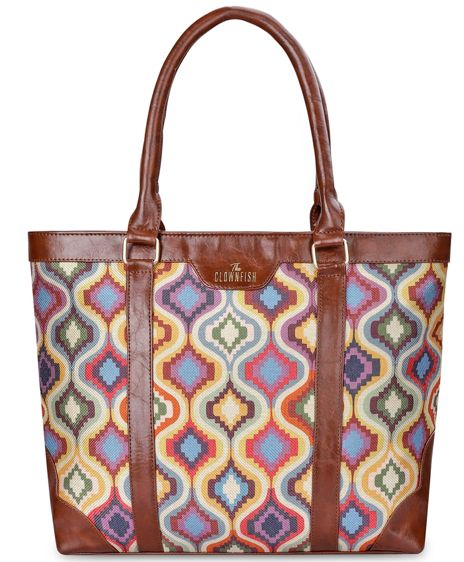 (TCFWLBJU-GA-14MLC6-DSN)- The Clownfish Womens Laptop Bag -(Miranda Multicolour-Design)..fg-picture-3