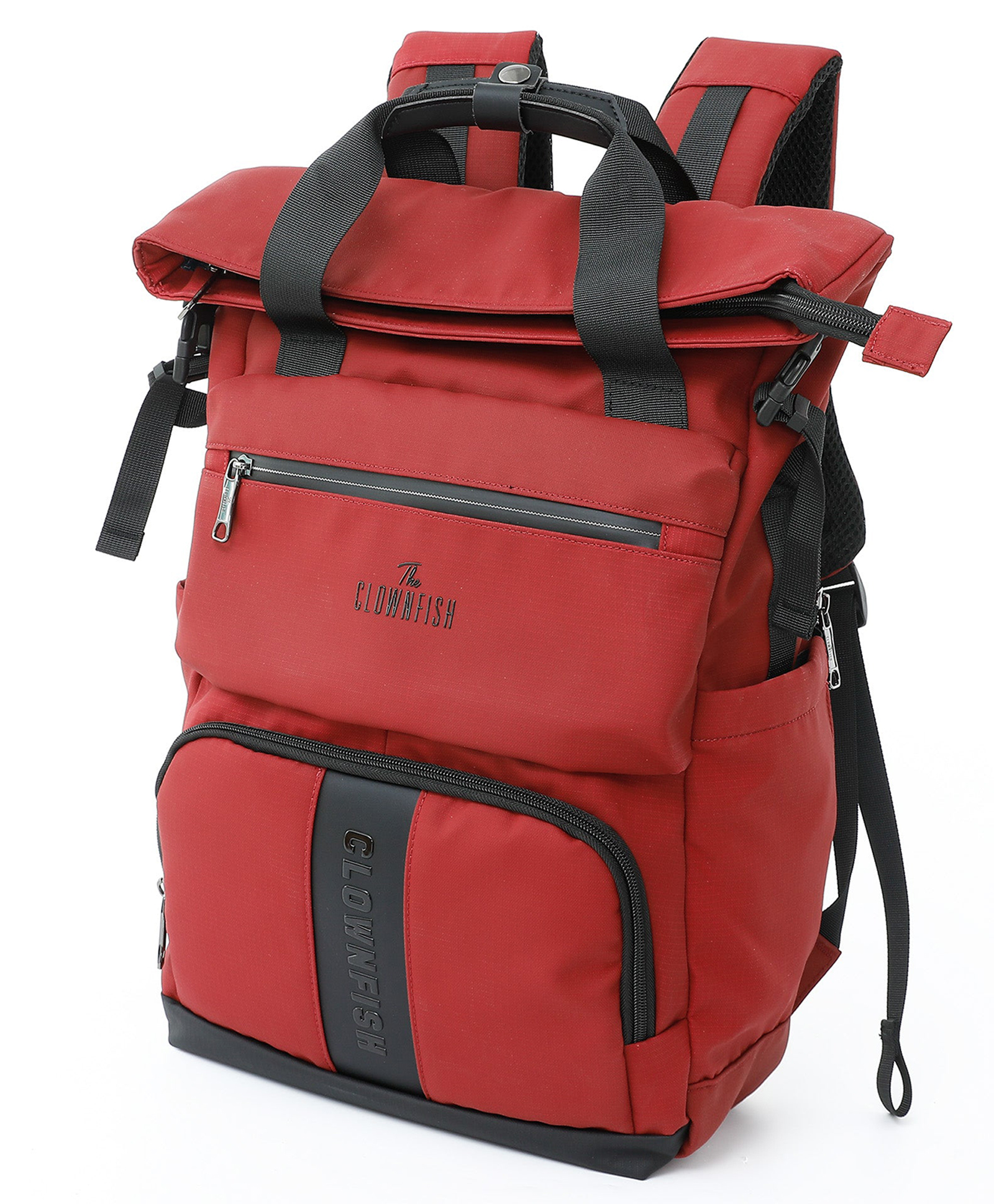 the clownfish 30 Litres Nylon Unisex Travel Backpack|Wine red|TS3052-WRD-picture-42