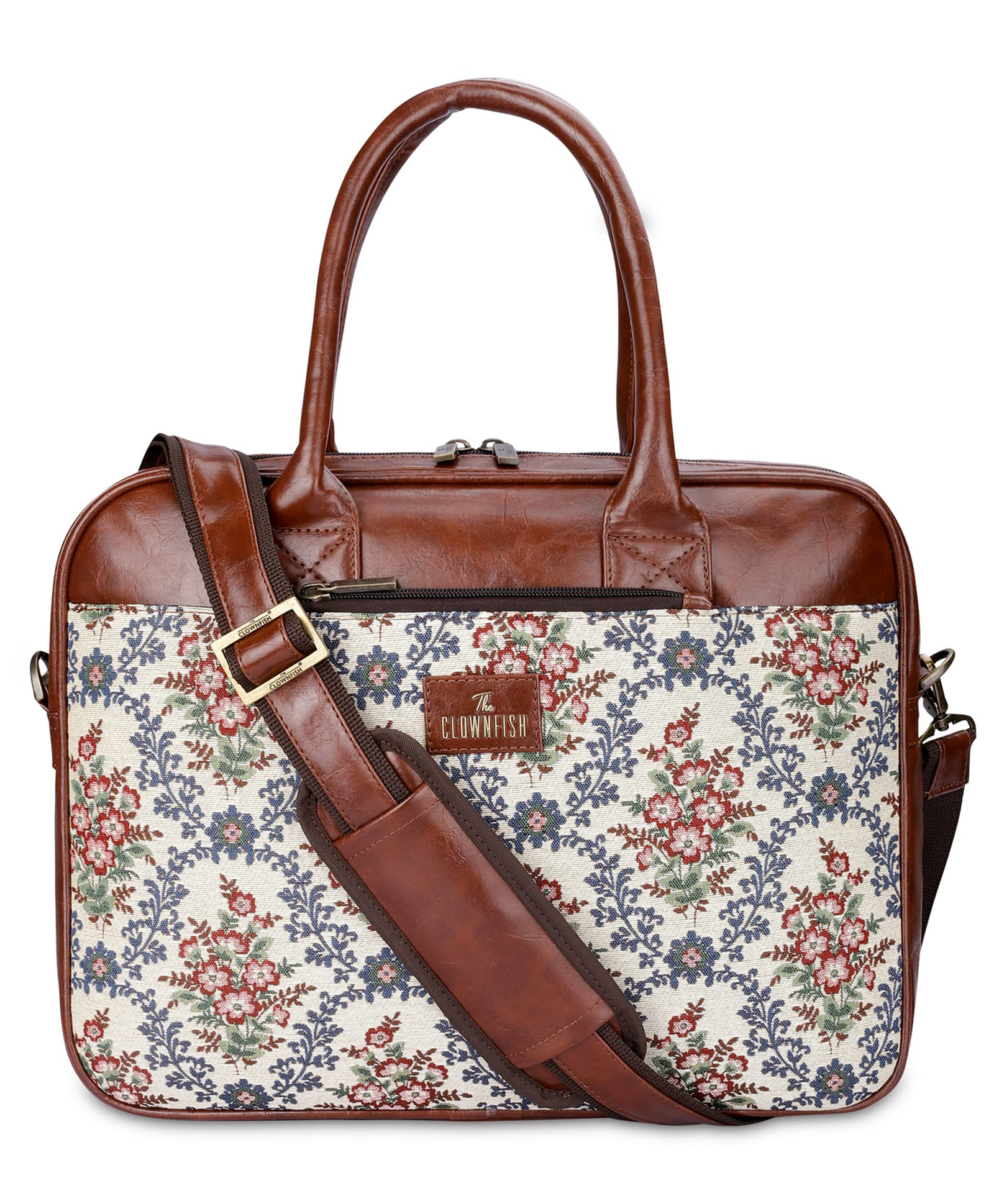 (TCFWLBTP-GA-156PK-FLO)- The Clownfish Womens Laptop Bag -(Deborah Pi..-picture-30