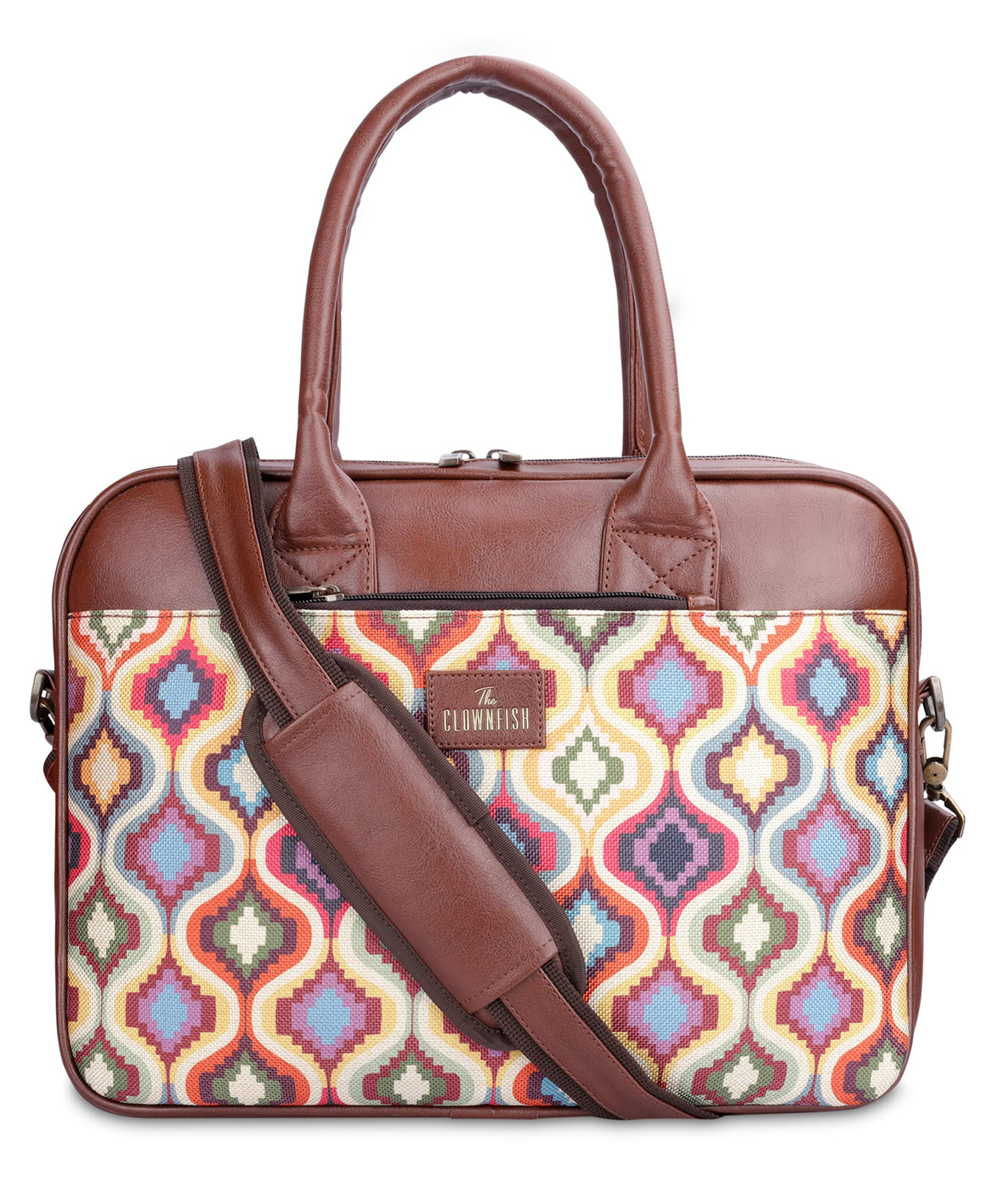 (TCFWLBJU-GA-156MLC2-DSN)- The Clownfish Womens Laptop Bag -(Deborah Multicolo..-picture-31