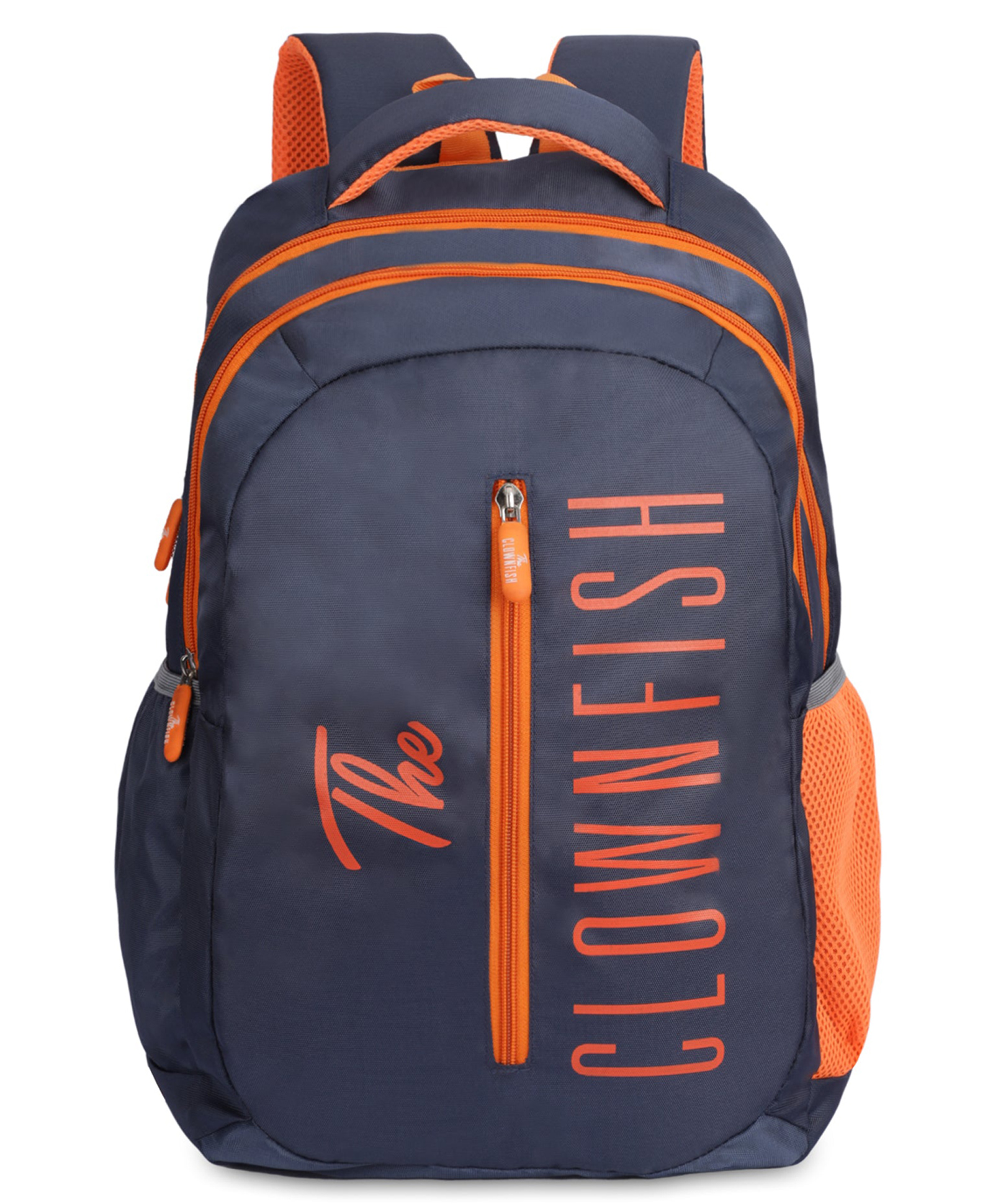 (Brand Name-New)- The Clownfish Brand Name School Bag with Free Pencil Pouch - Blue-image-17