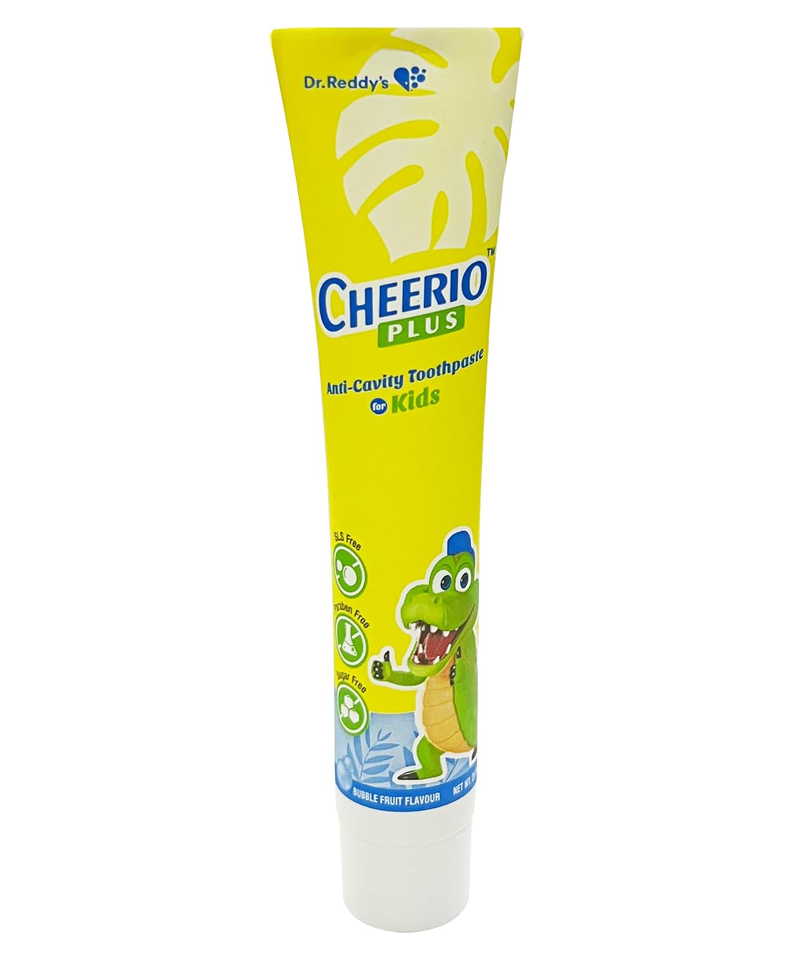 Cheerio Plus Bubble Fruit Flavour Sugar Free Kids Anti Cavety Toothpaste - 75 g-picture-20