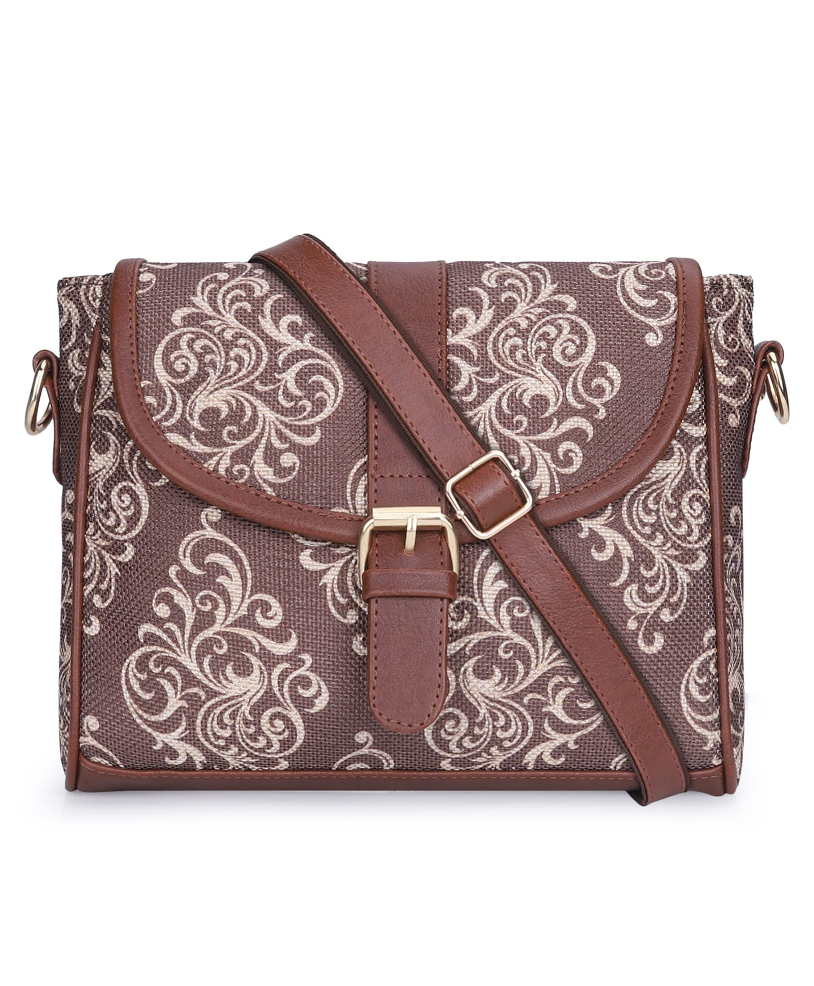 (TCFWHBTP-GA-P-BR2)- The Clownfish Womens Handbag -(Brown)-image-6