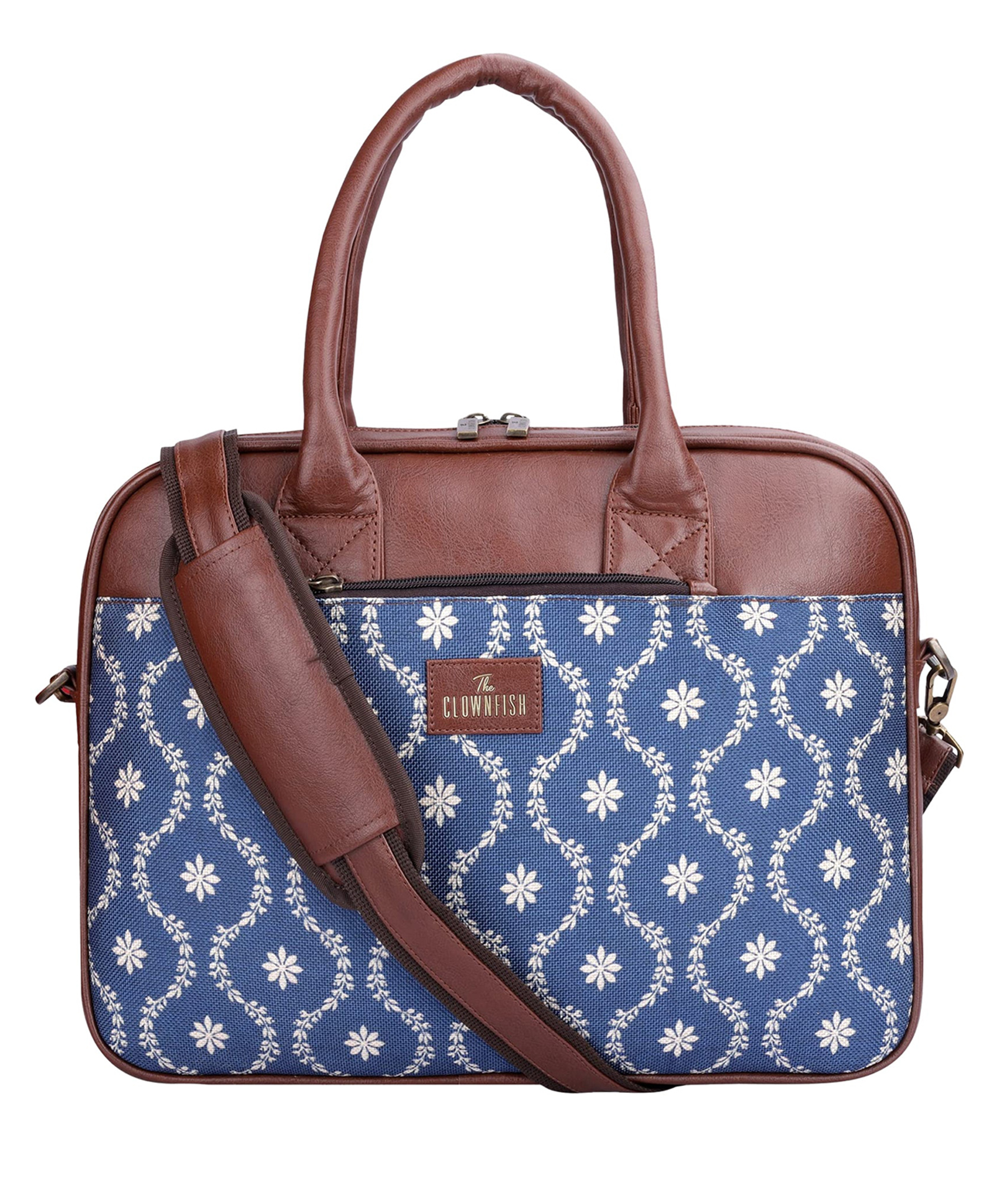 (TCFWLBJU-GA-156RBU)- The Clownfish Womens Laptop Bag -(Deborah Royal Blue)-picture-14