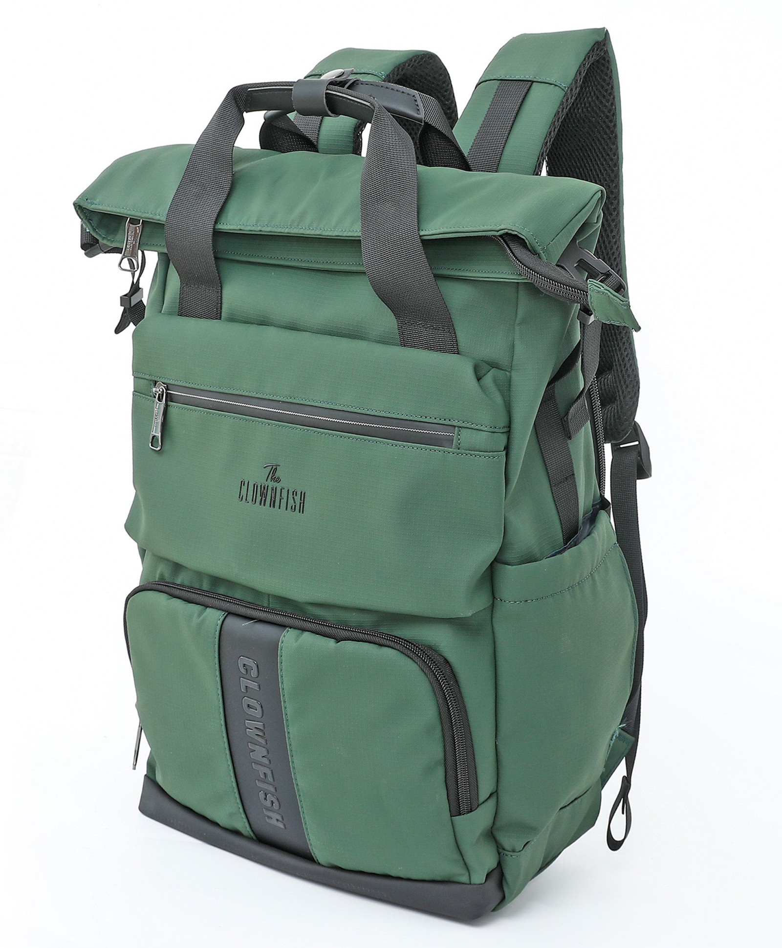the clownfish 30 Litres Nylon Unisex Travel Backpack|Dark green|TS3052-DGRN-picture-17