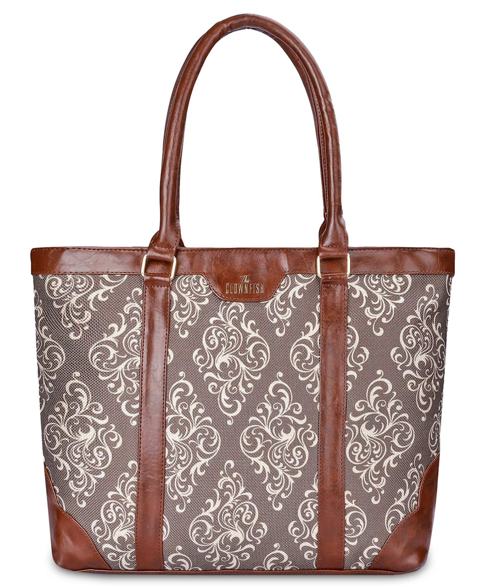 (TCFWLBJU-GA-14BR1)- The Clownfish Womens Laptop Bag -(Miranda Brown)-picture-16