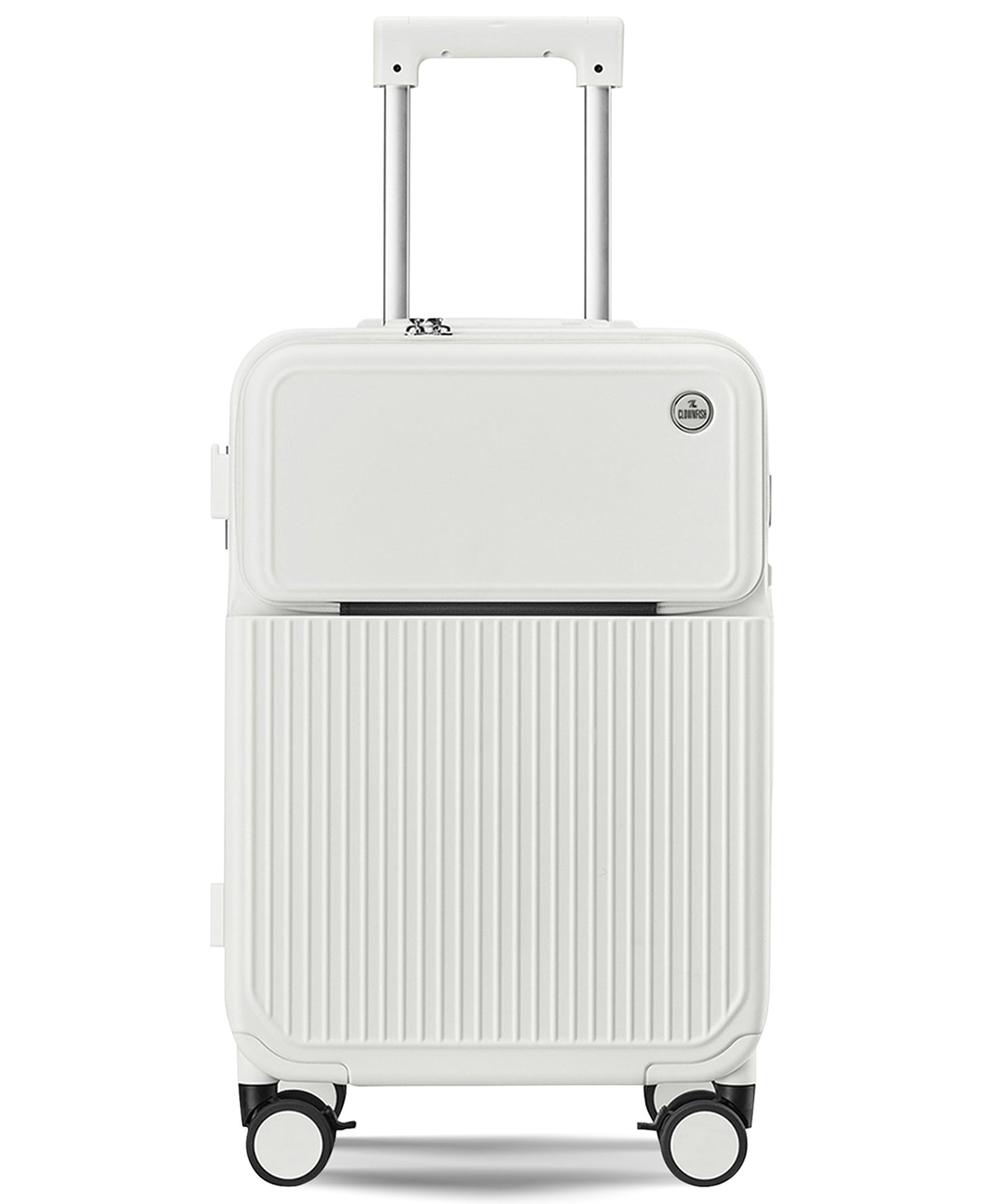 Clownfish Trolley Luggage Bag | White | 20 Inches-image-43