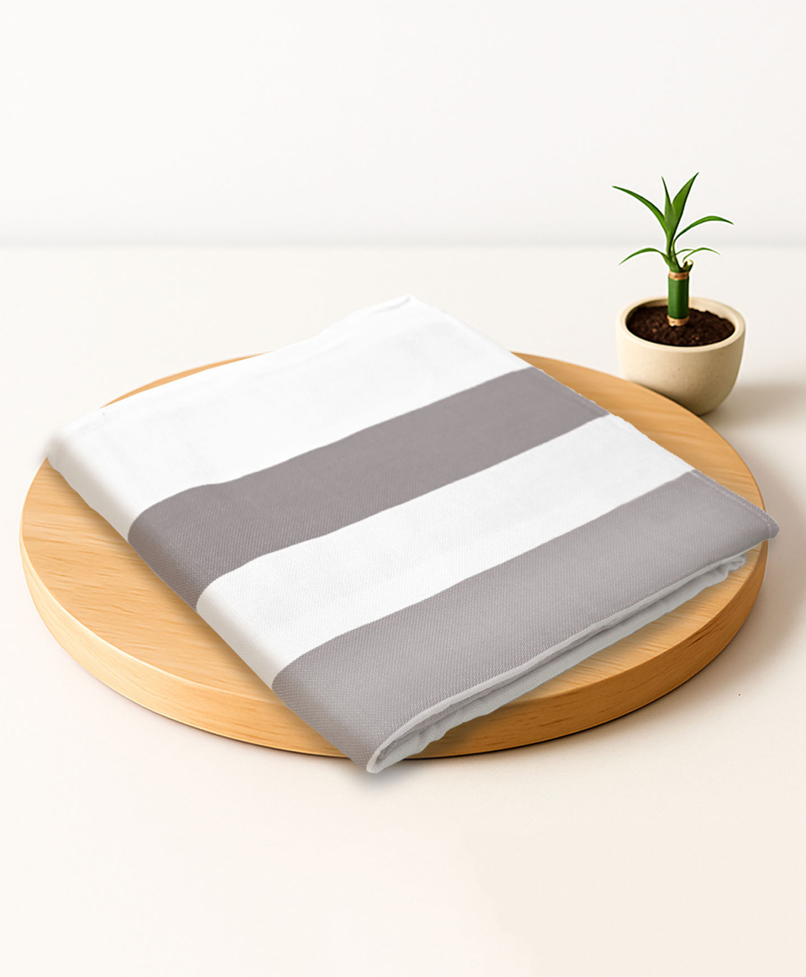 ZAHYA 100% Pure Bamboo Bath Towel - Grey-image-4