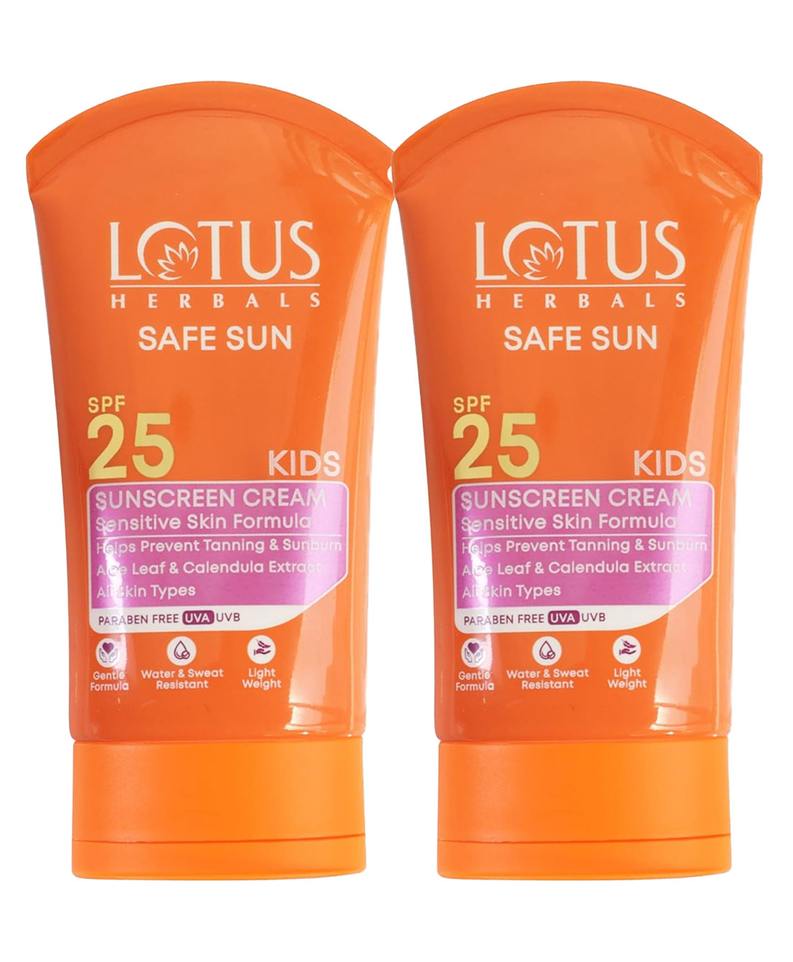 Lotus Herbals Safe Sun Kids Sunscreen Cream - Sensitive Skin Formula | Spf 25 | Non Greasy | 50 g Each ( Pack Of 2 )-image-8