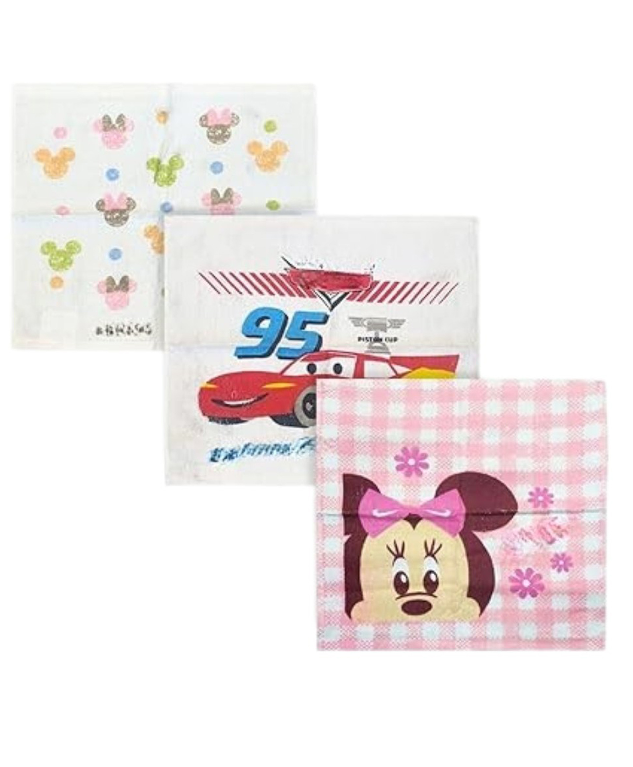 THE LITTLE LOOKERS Hankey For Baby | Newborn Baby Extra Soft Reusable Hankies for Infants | Cotton Print Handkerchief For Kids (Pack of 3)-image-13