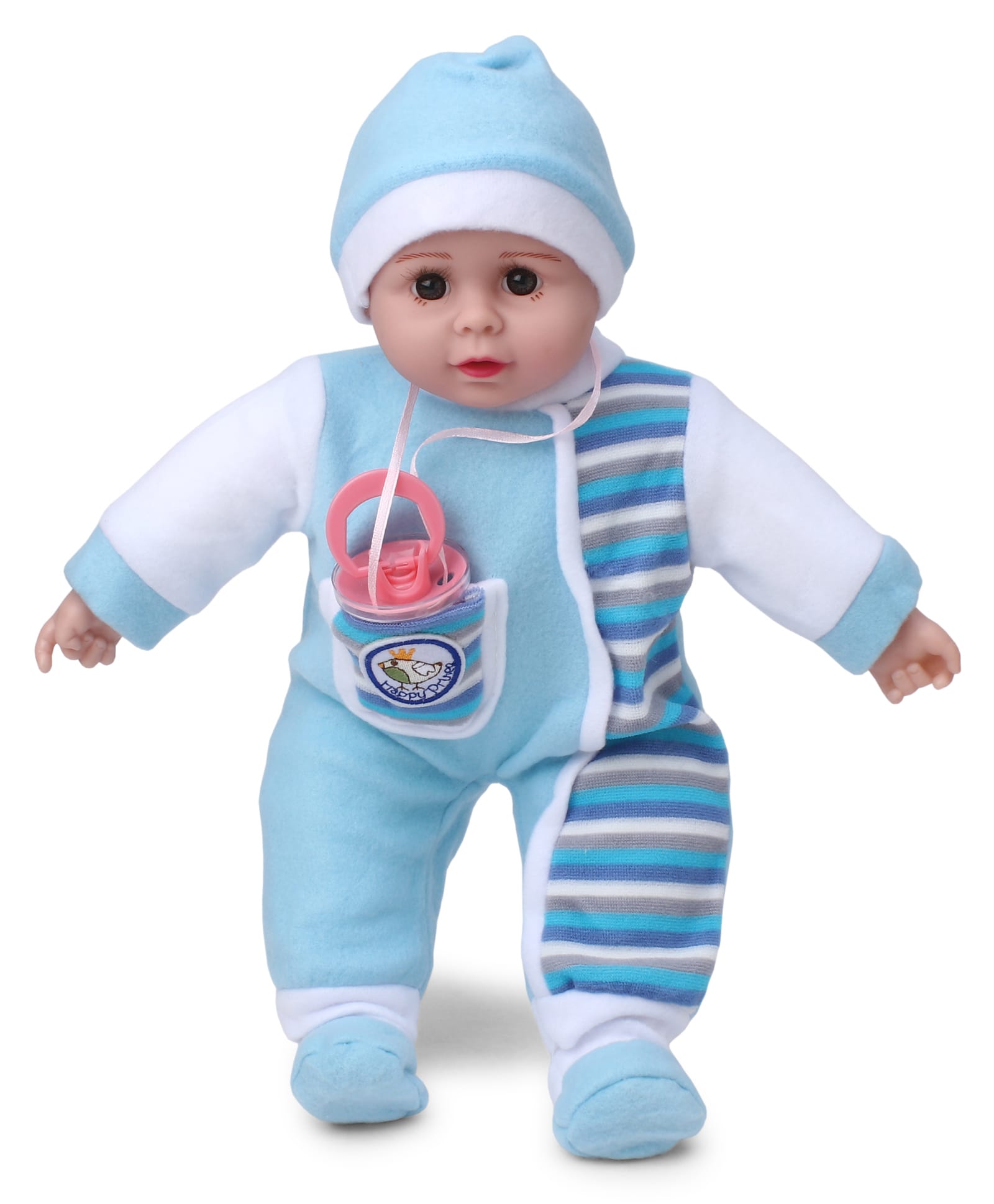 ToyMark Happy Baby Doll Sky Blue- Height 38 cm-image-46