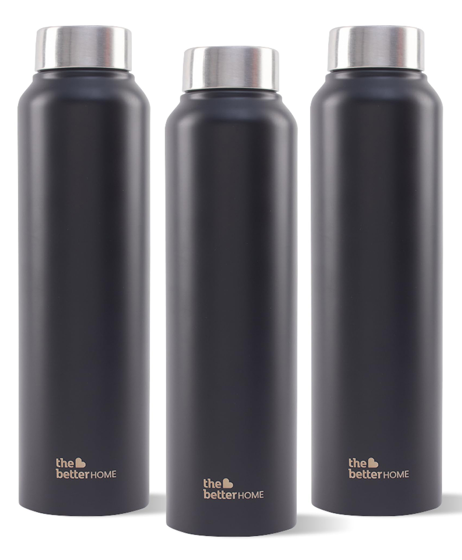 The Better Home Pack of 3 Simplex Bottles 1000ml - Black-image-39