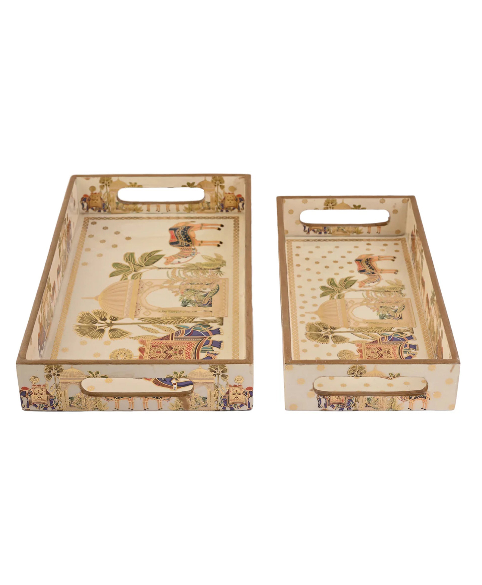 Camel Serving Tray MDF and Meena ART-image-3