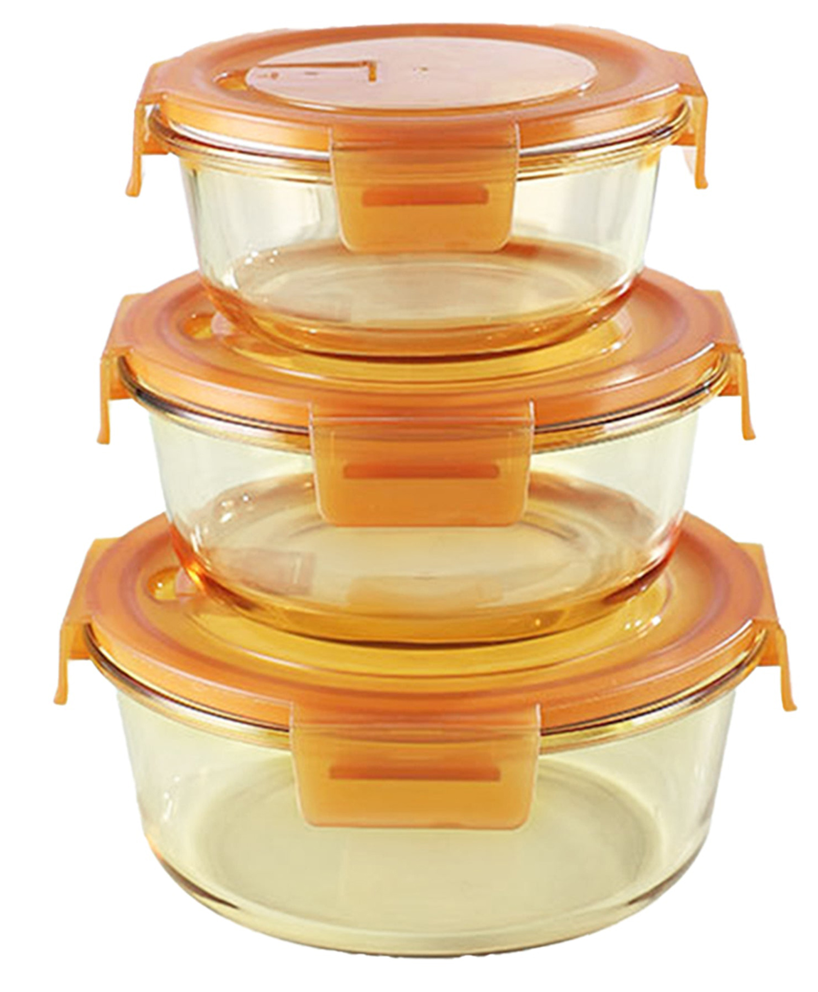 Borosilicate Glass Container with PP lid-Round|JDA024-AMB|Amber|S 365 MLM 580 MLL 890 ML-image-8