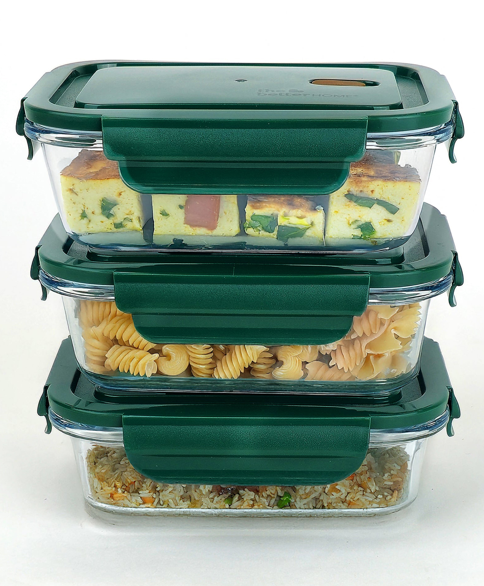 The Better Home | Lunch Boxes | Borosilicate Glass | Microwave Safe Oven Safe Leak Proof | Lunch Box for Office Home Kitchen for Women Men | Air-Tight Lid | Capacity 680ml | Pack of 3-picture-17