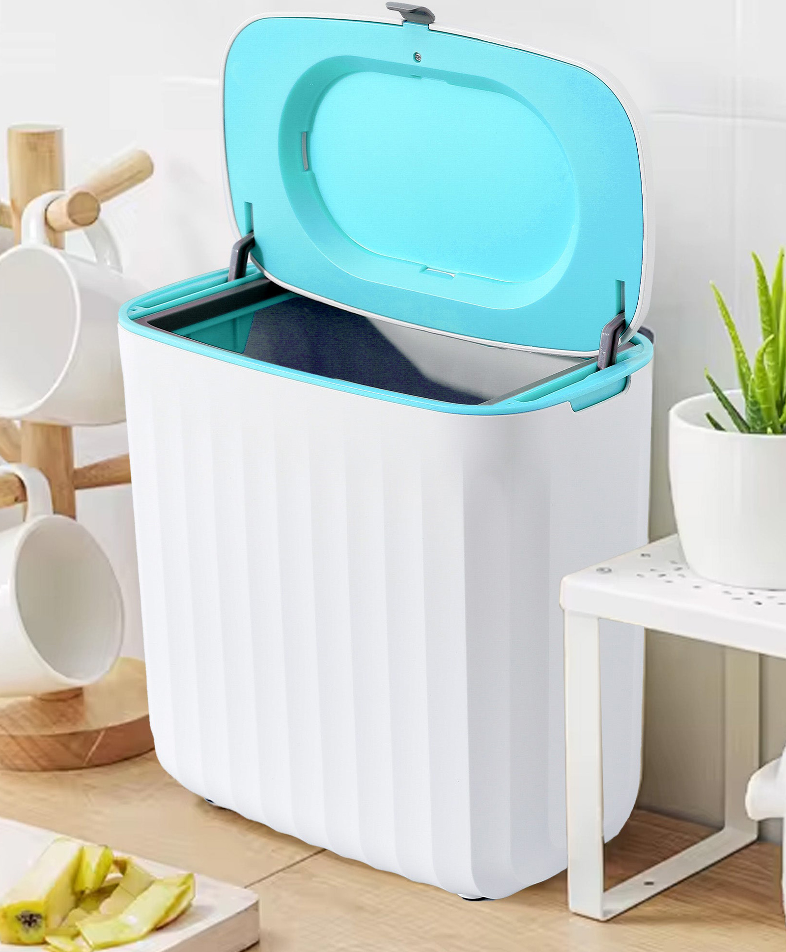 umai 8L Hanging Dustbin | YW-548-8L-LB | Light Blue-picture-36