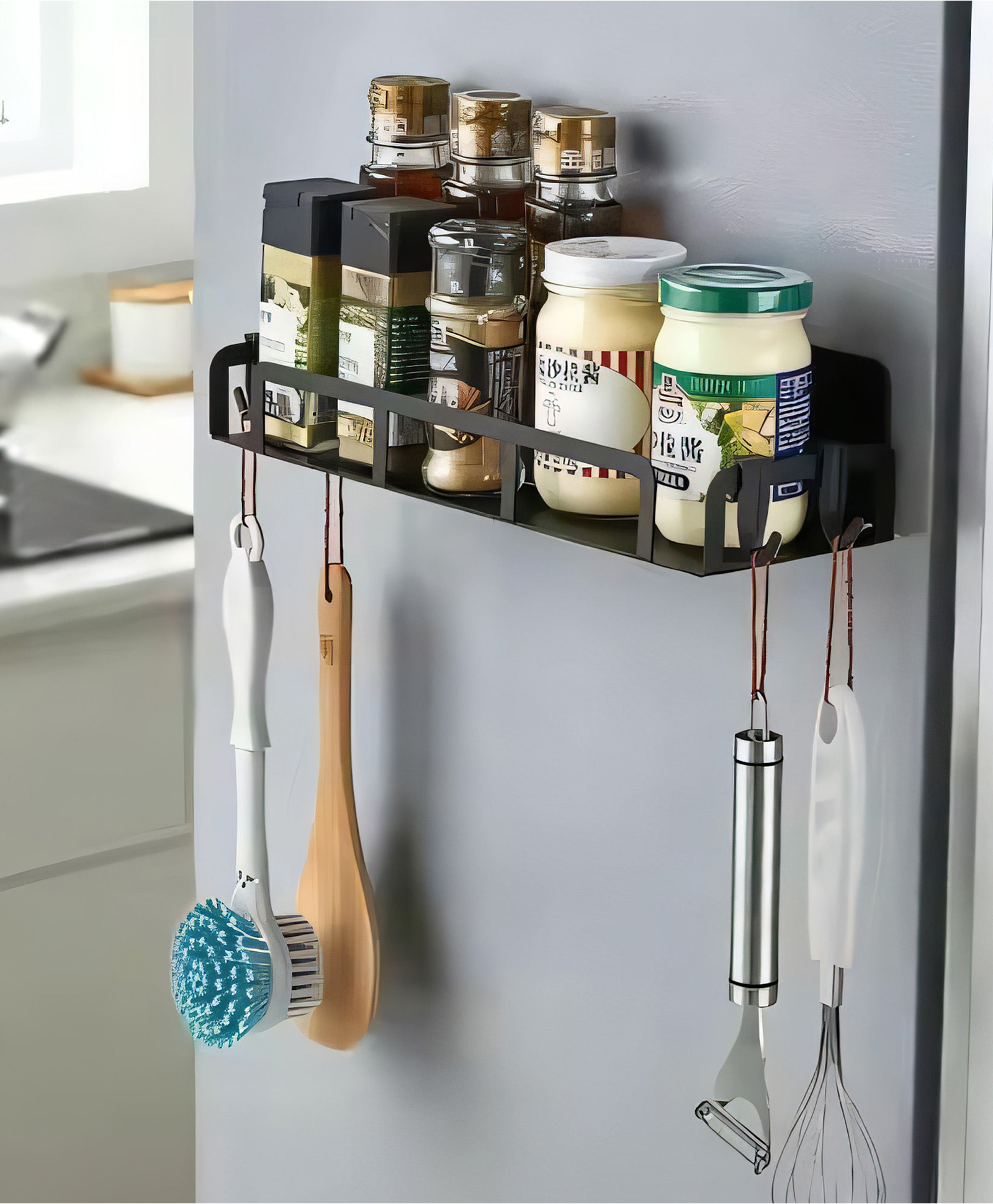 umai kitchen organizer rack | XZ-200083J-B | Black-picture-21