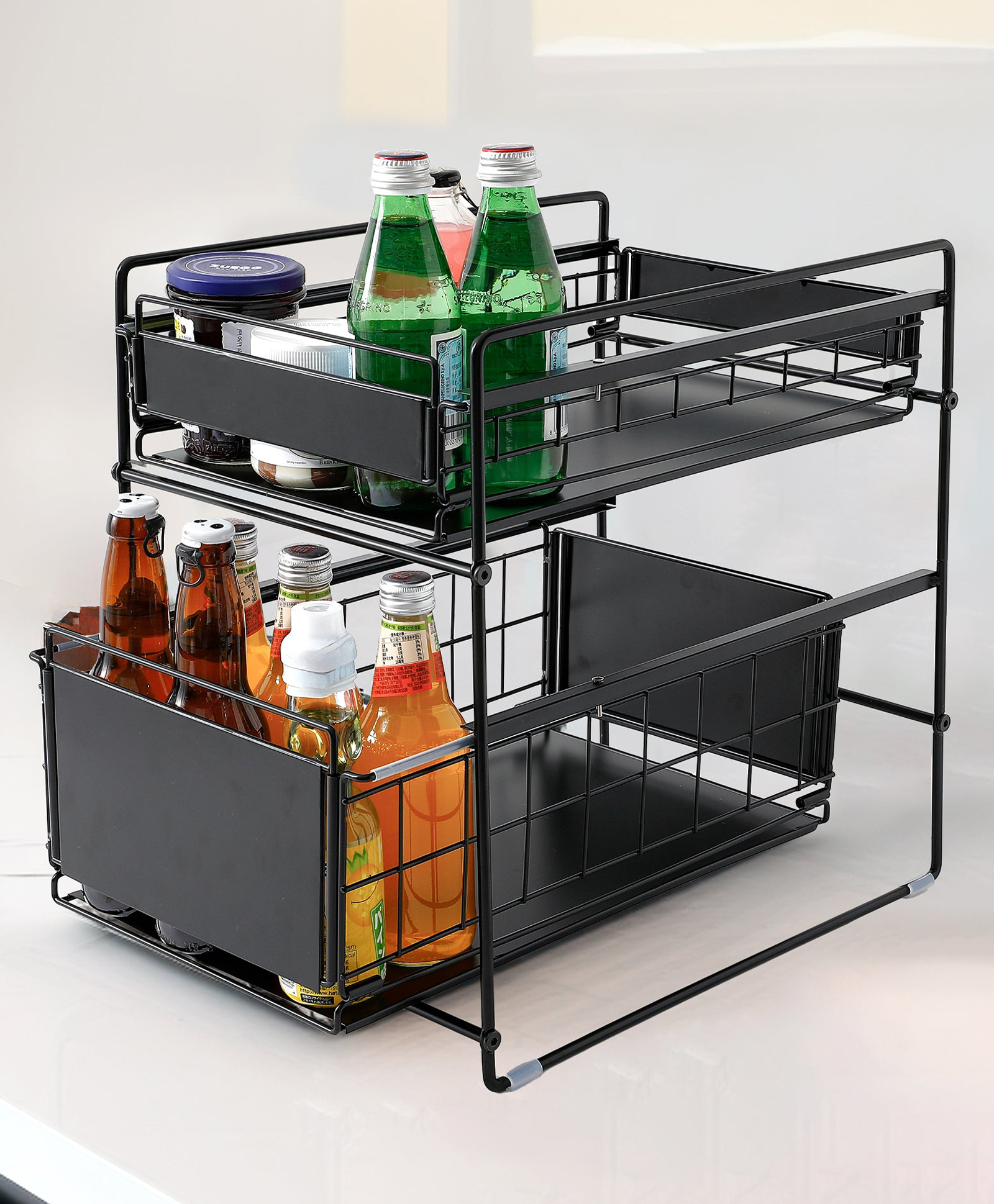 umai kitchen organizer rack | WG190012JB | Black-picture-20