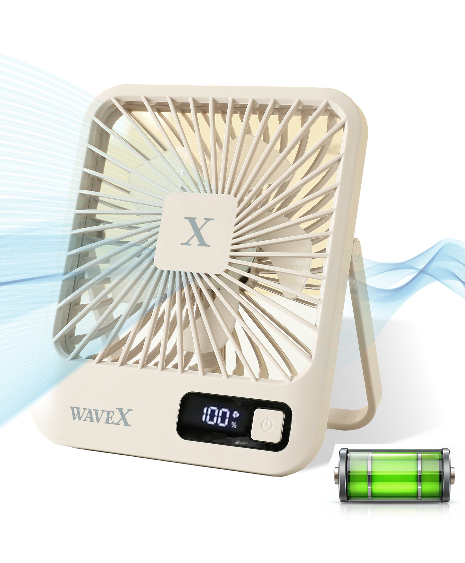 umai Portable fan Khaki Q3-C-picture-18