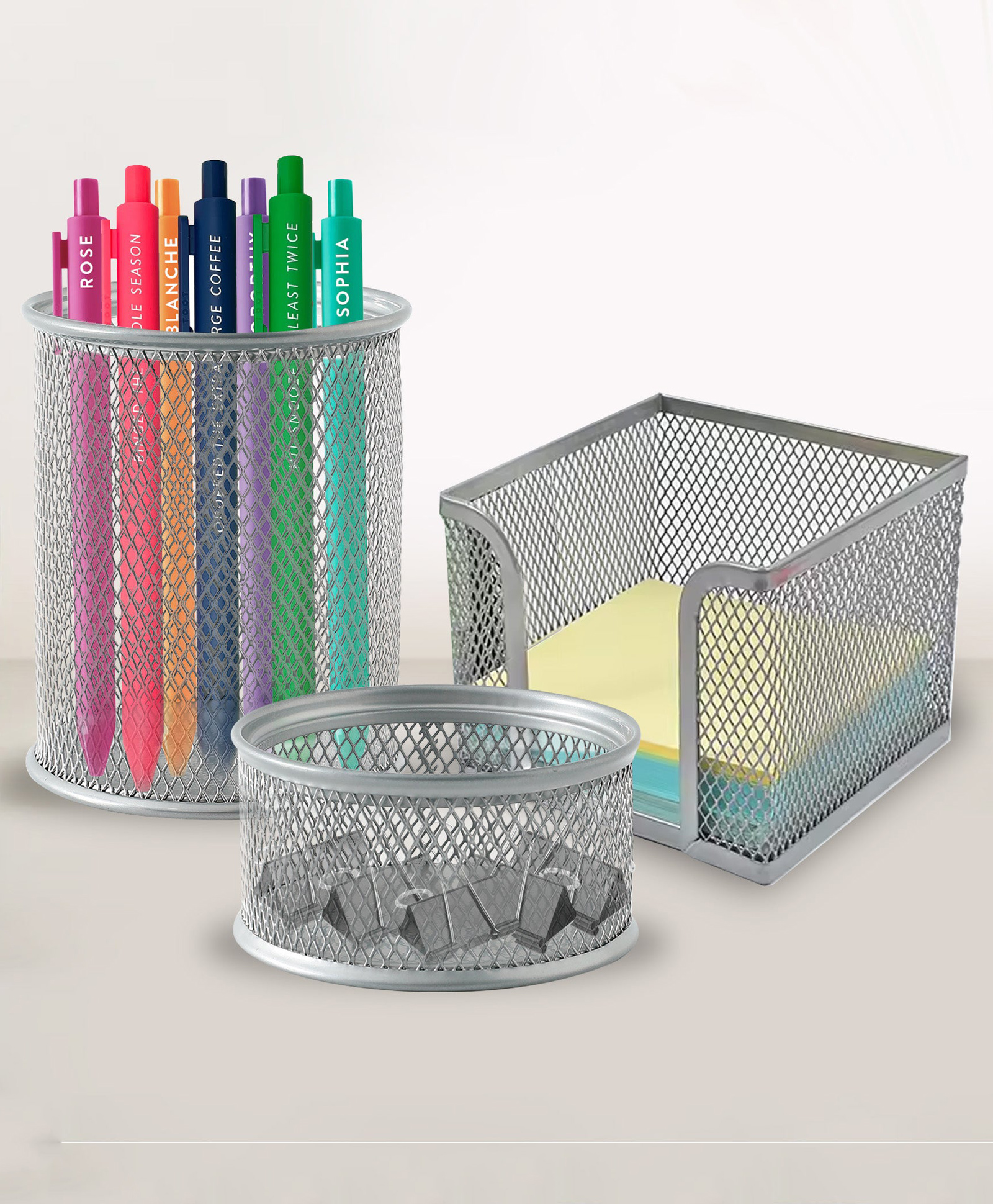 umai Office set of 3 pcs-T3783-Silver-picture-14