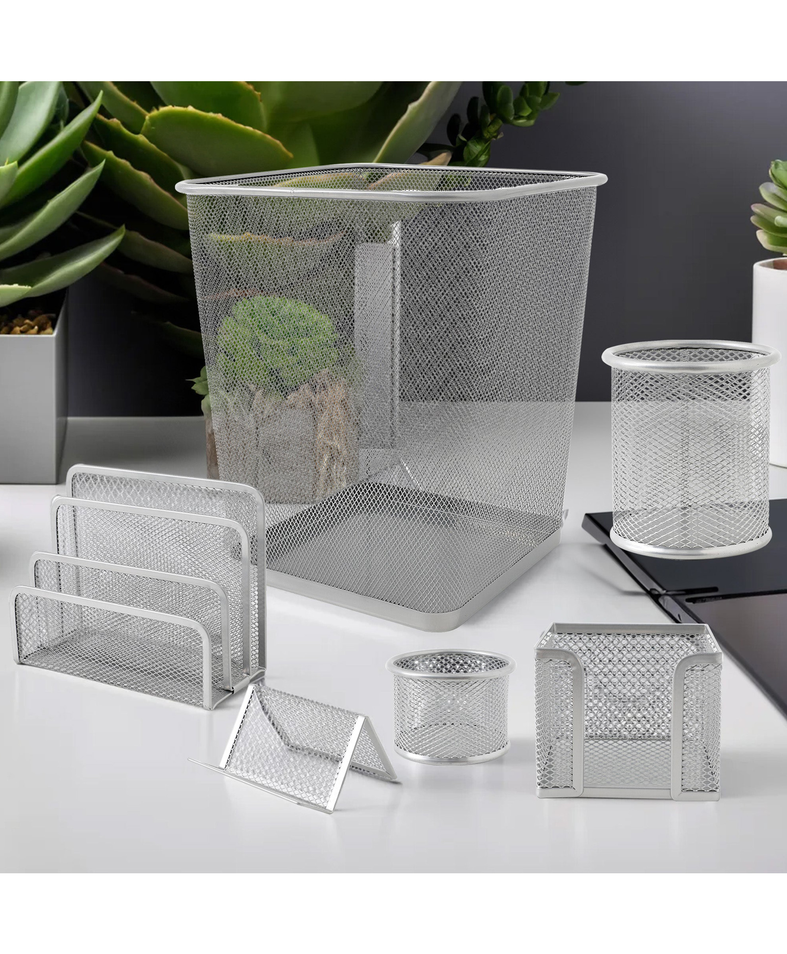 umai Office Set of 6pcs-T3593-Silver-picture-20