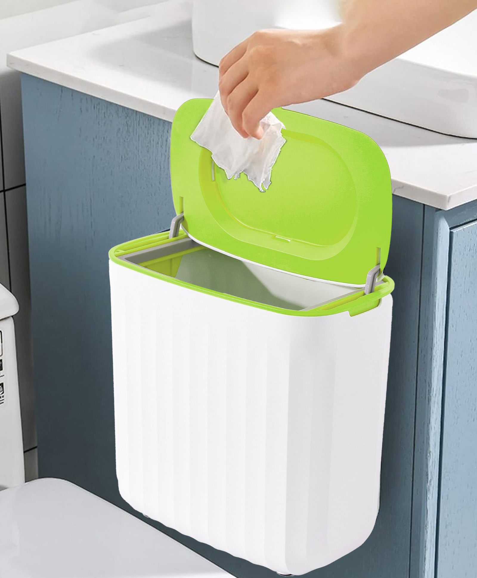 umai 8L Hanging Dustbin | YW-548-8L-GRN | Green-picture-17