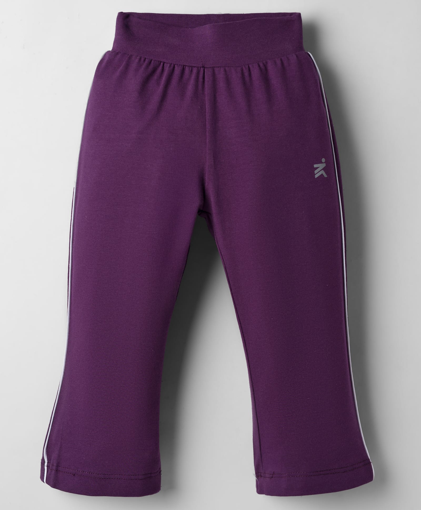 Doreme Cotton Knit Full Length Solid Color Legging - Purple-picture-28