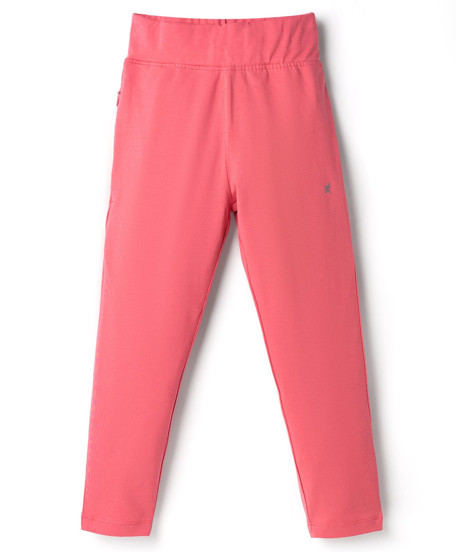 Doreme Cotton Knit Full Length Solid Legging - Dark Pink-image-27