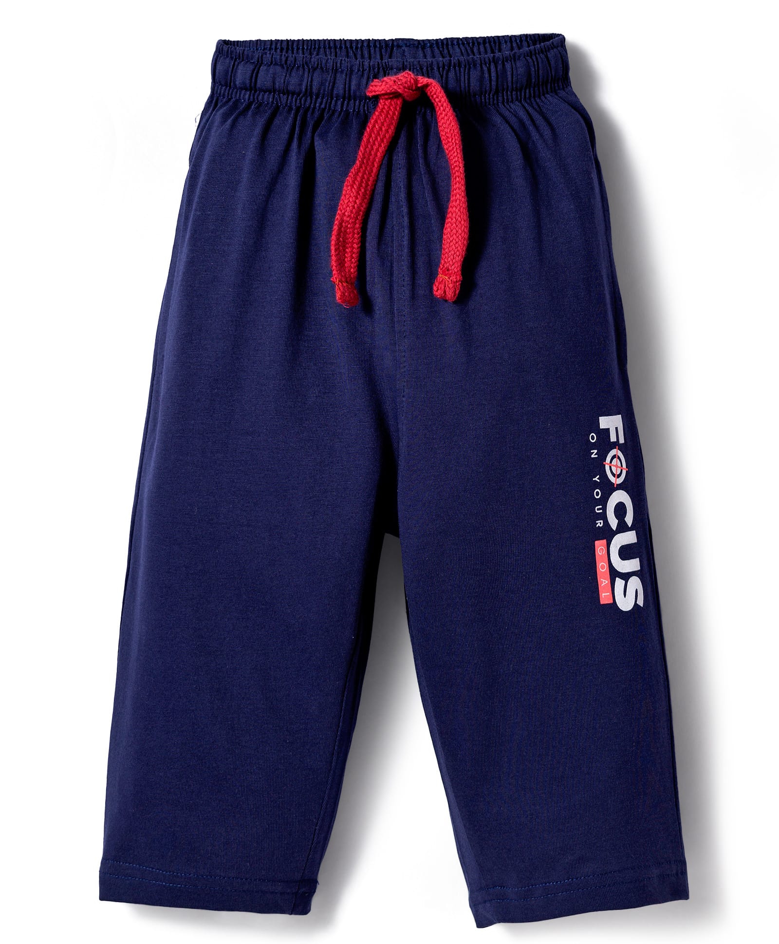Doreme Terry Knit Full Length Lounge Pant With Text Print - Navy Blue-picture-23