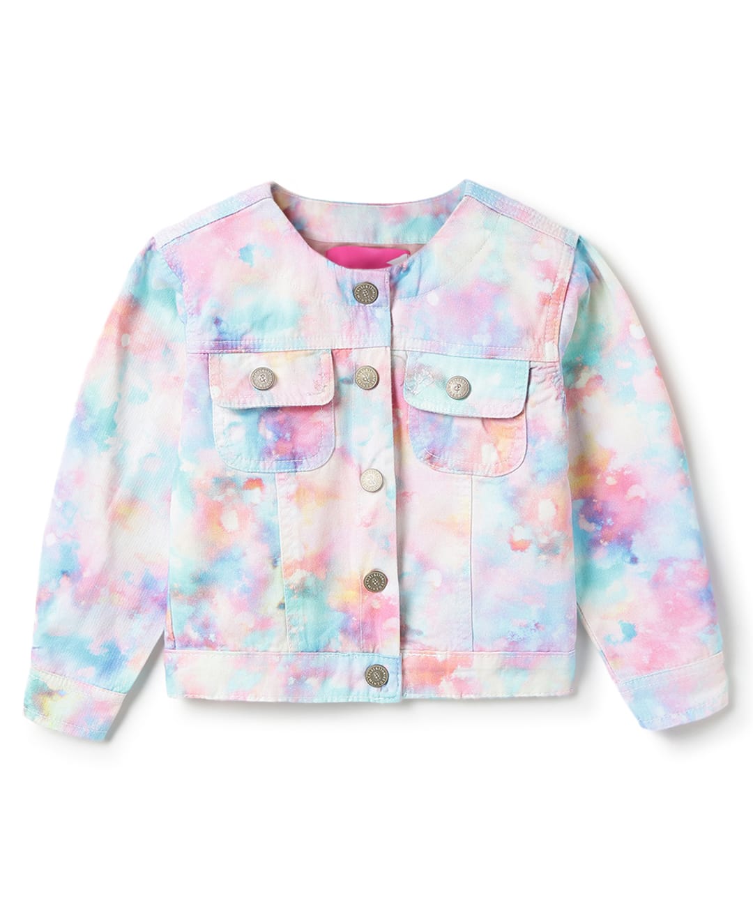 Tales & Stories Cotton Woven Full Sleeves Tie Dye Jacket - Multi Colour-picture-19