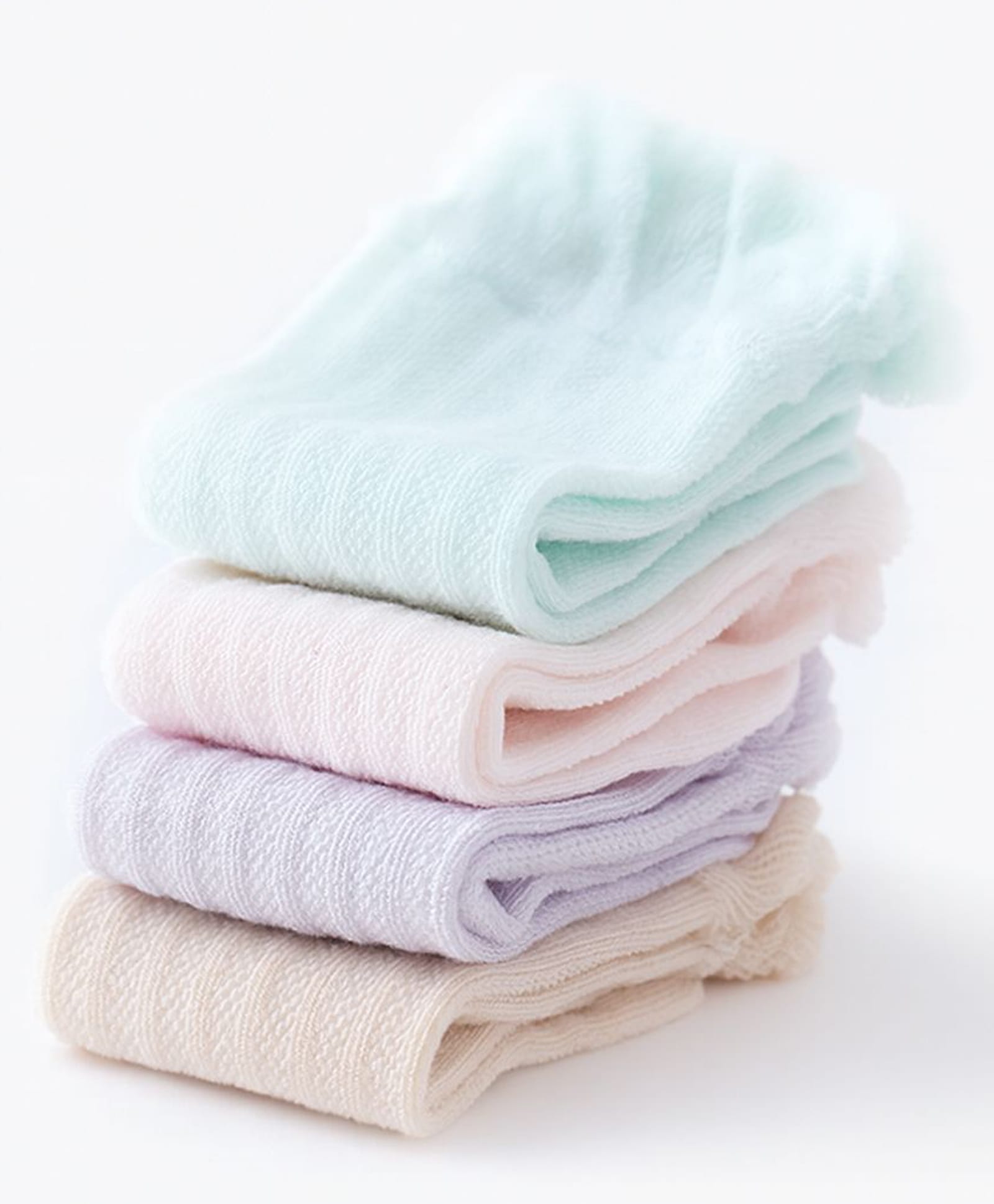 Tipy Tipy Tap Cotton Pack Of 4 Solid Lacey Socks - Multi Colour-picture-38