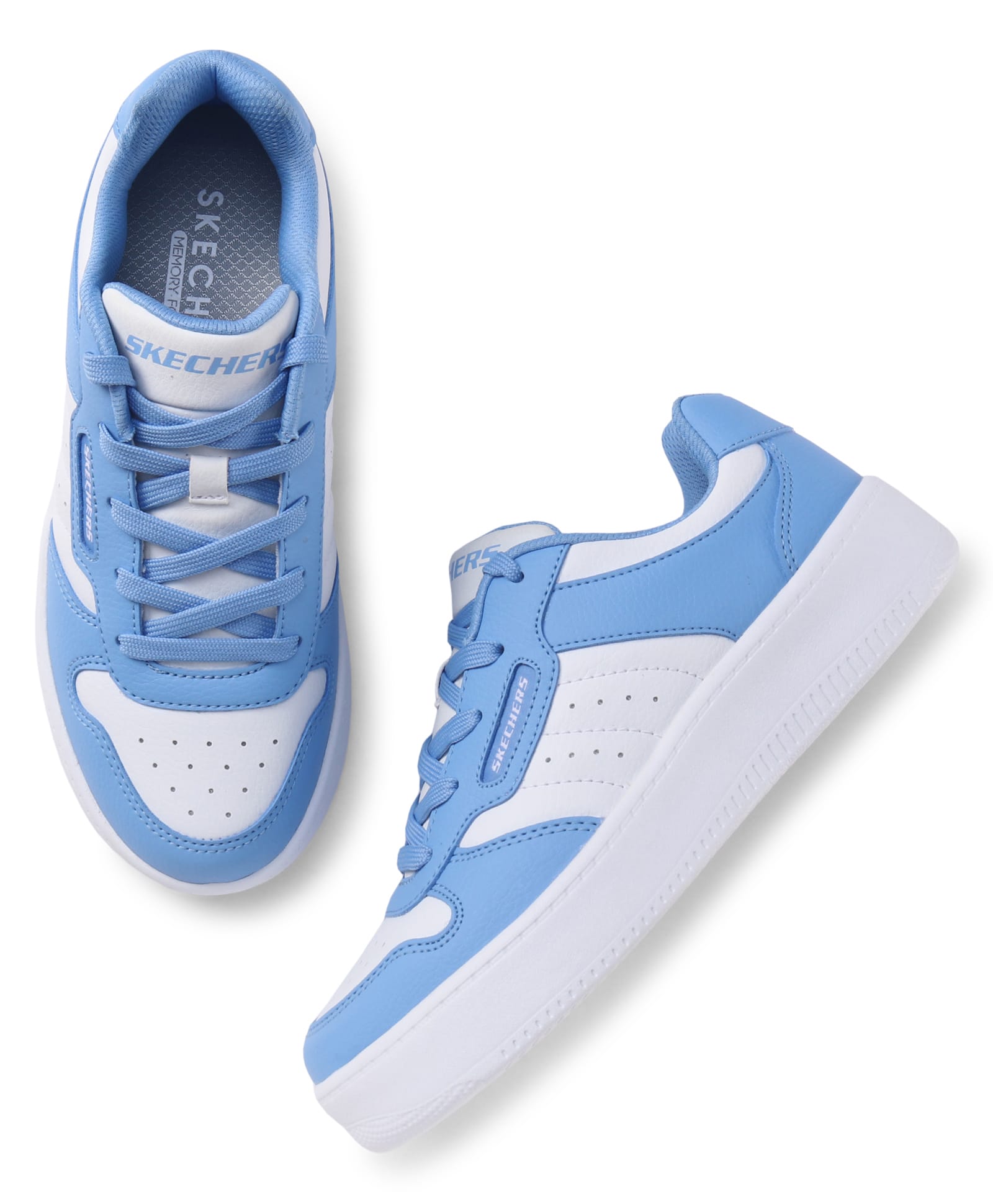 Skechers Lace Up Sport Shoes - Blue-picture-13