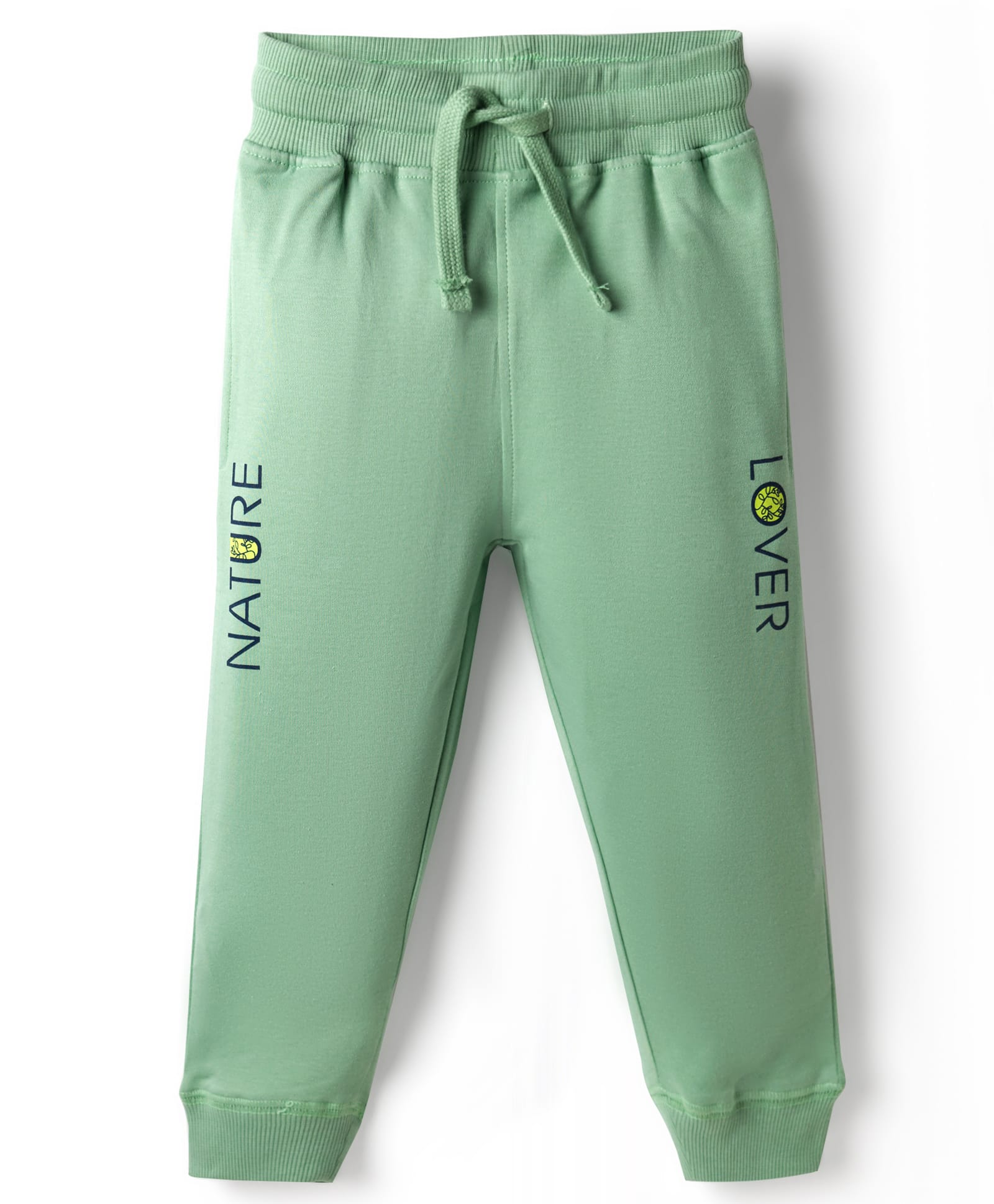 Doreme Knitted Full Length Lounge Pant With Nature Lover Print - Sea Green-picture-12
