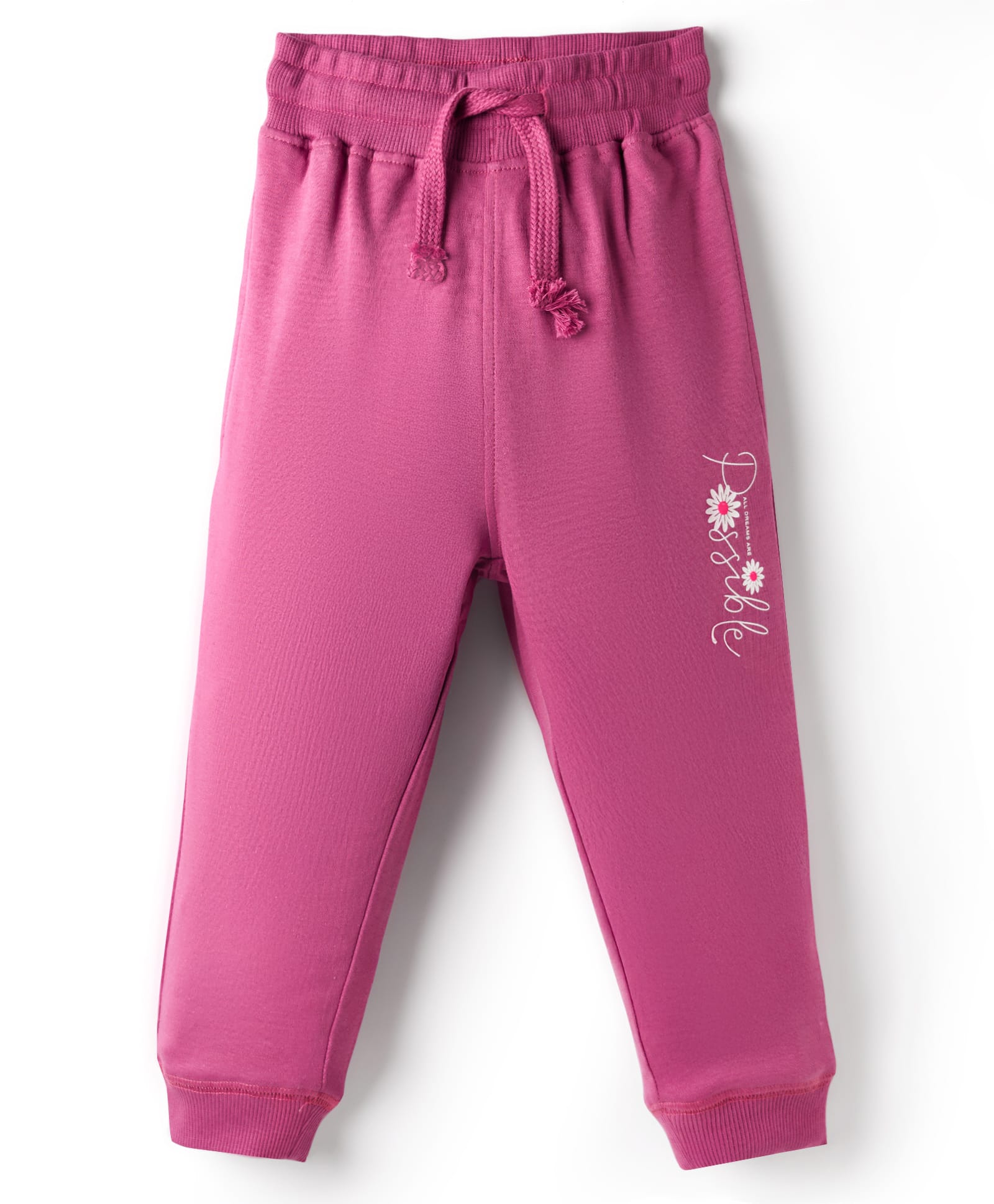 Doreme Knitted Full Length Lounge Pant With Floral Print - Mauve-picture-11