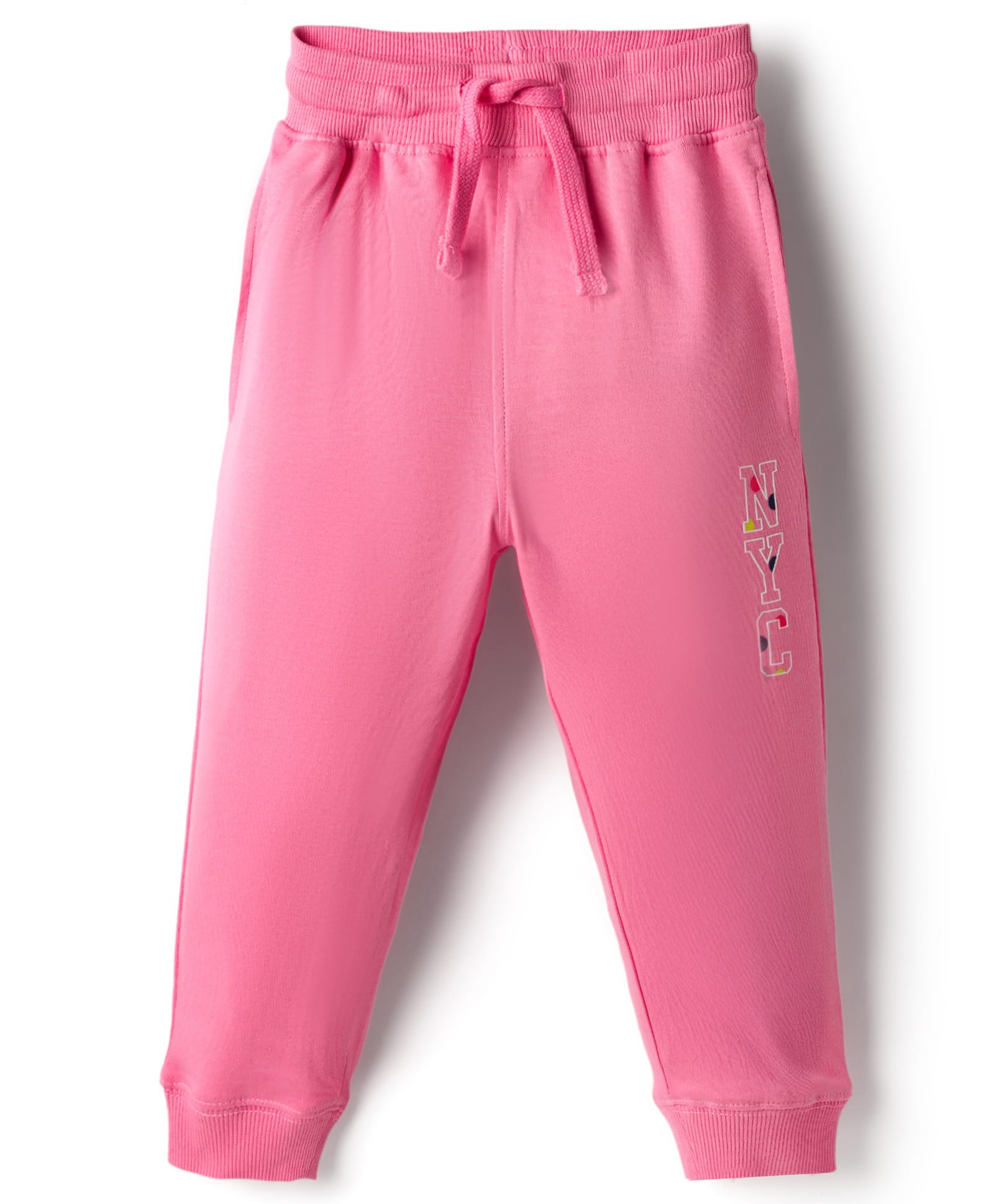 Doreme Knitted Full Length Lounge Pant With NYC Print - Pink-picture-12