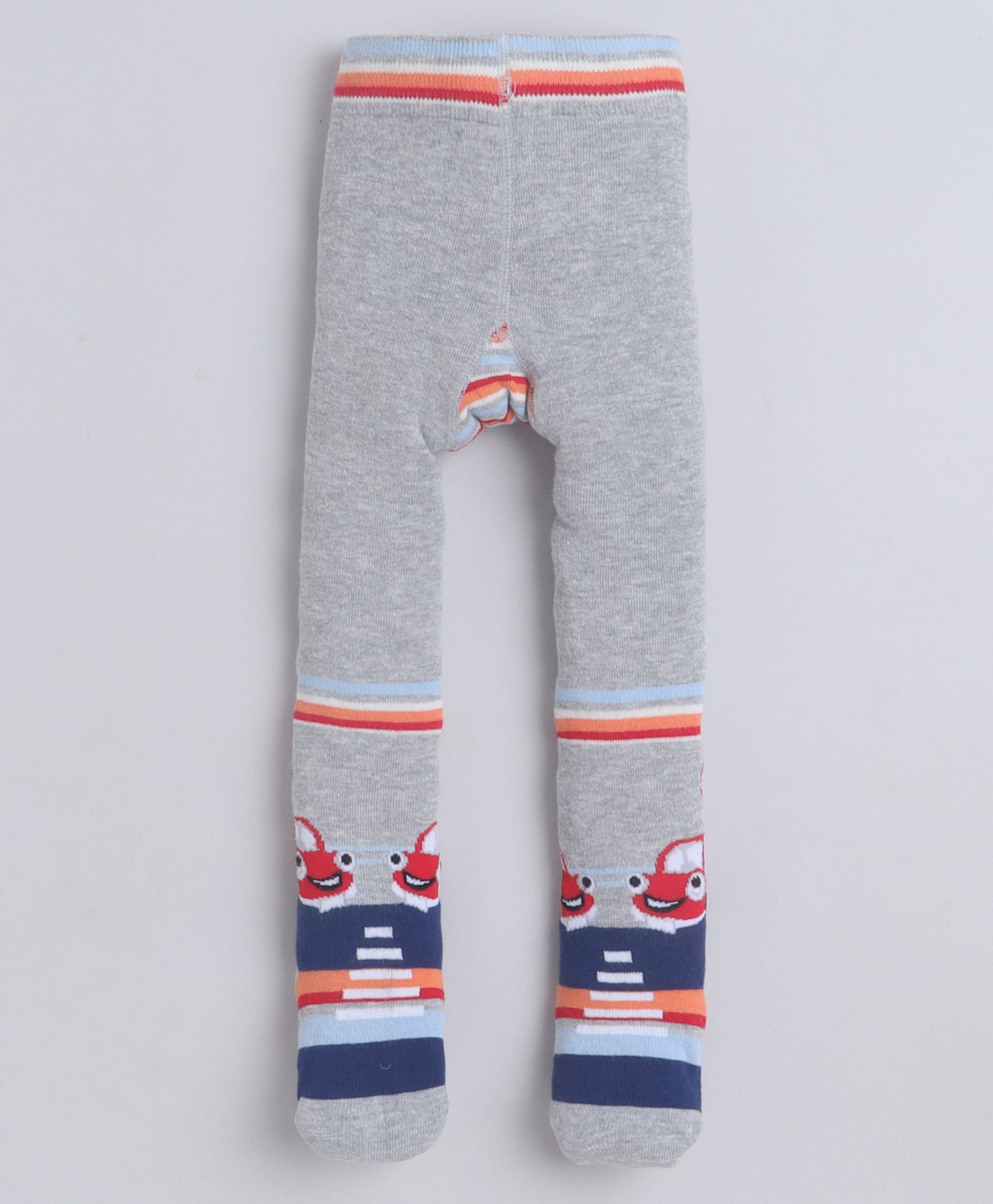 The Sandbox Clothing Co Cotton Knit Cars Designed Stockings - Grey-image-49