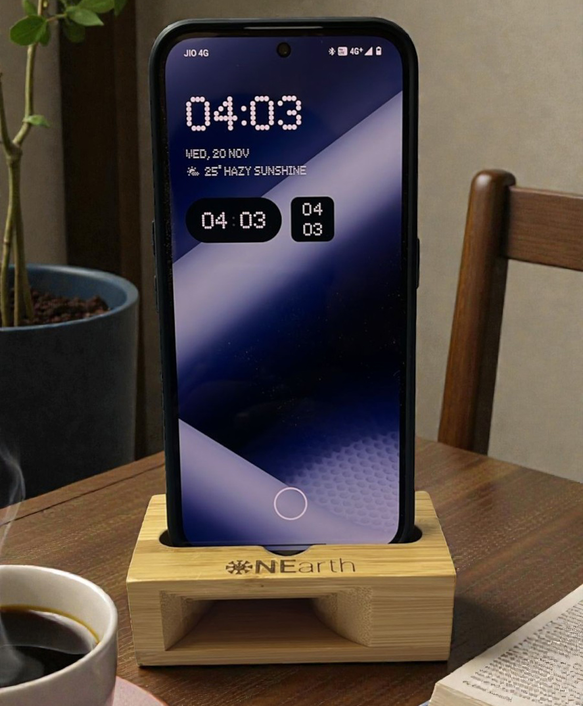 Onearth Bamboo speaker - Beige-image-42