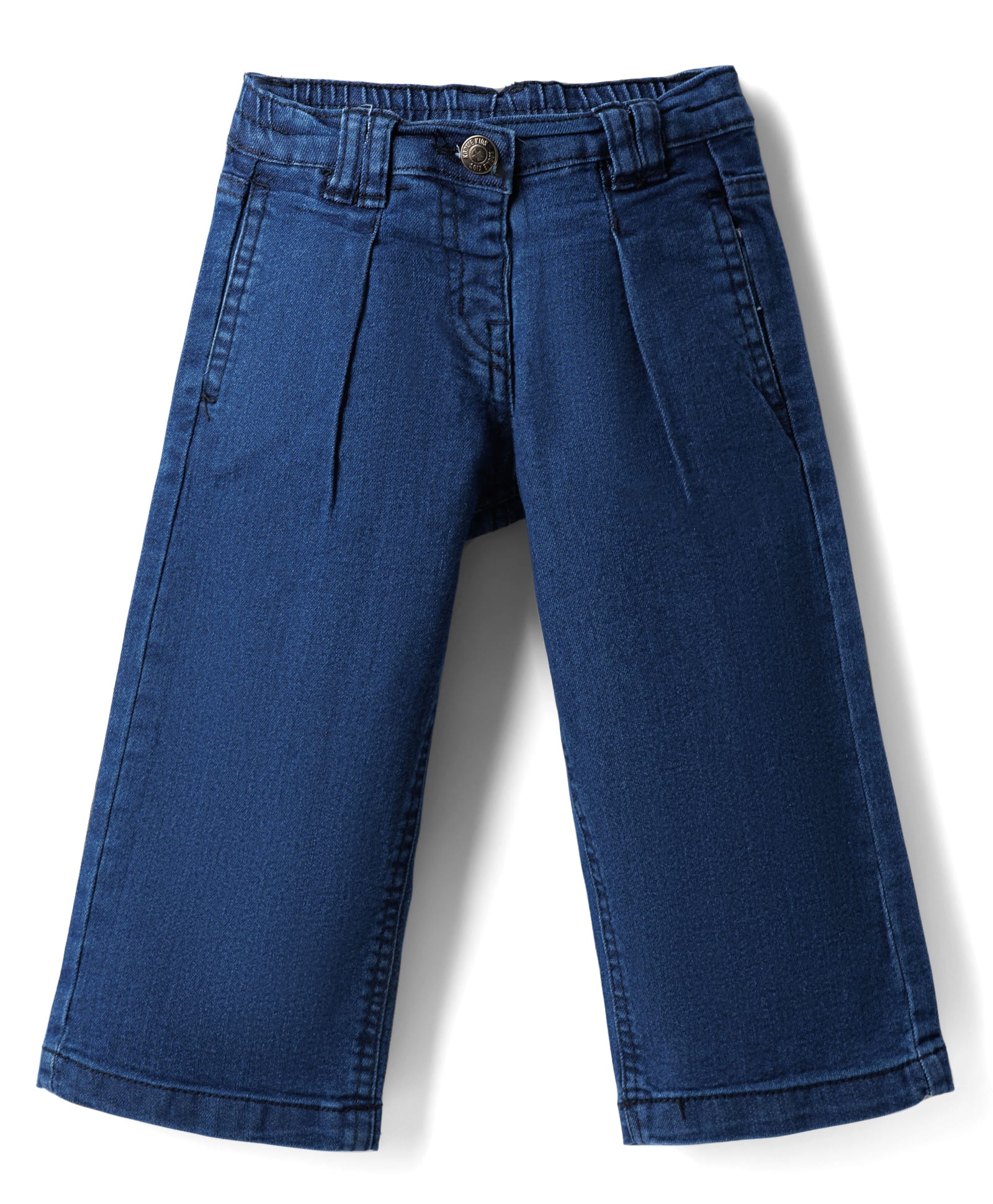 Kookie Kids Full Length Solid Color Denim Jeans - Navy Blue-image-21