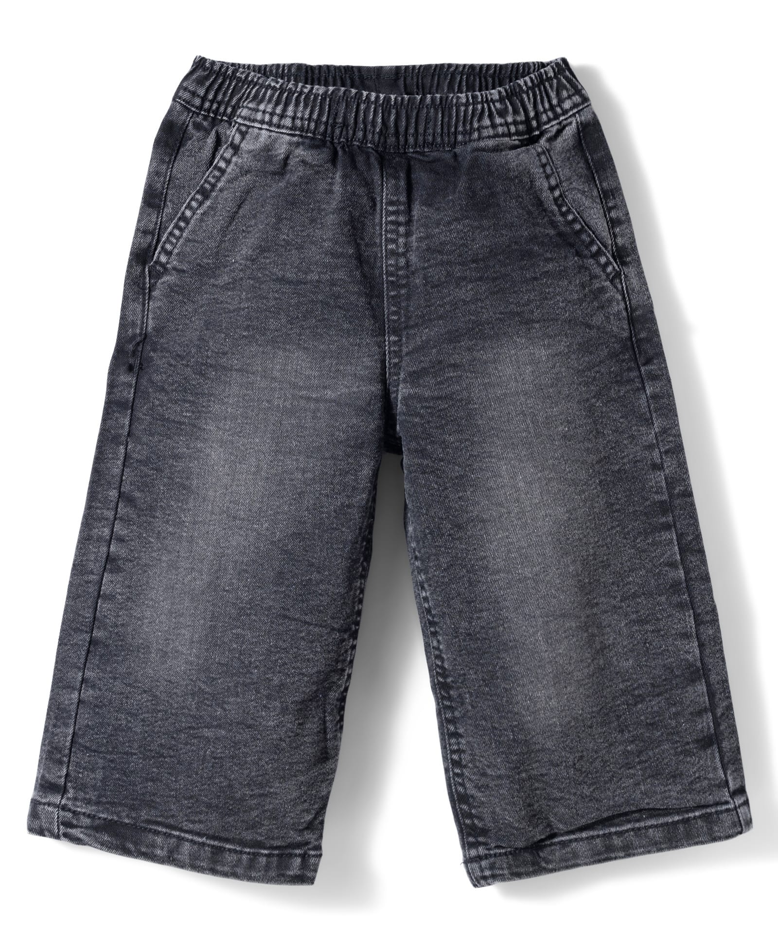 Kookie Kids 100% Cotton Full Length Washed Denim Jeans -Charcoal Grey-image-36