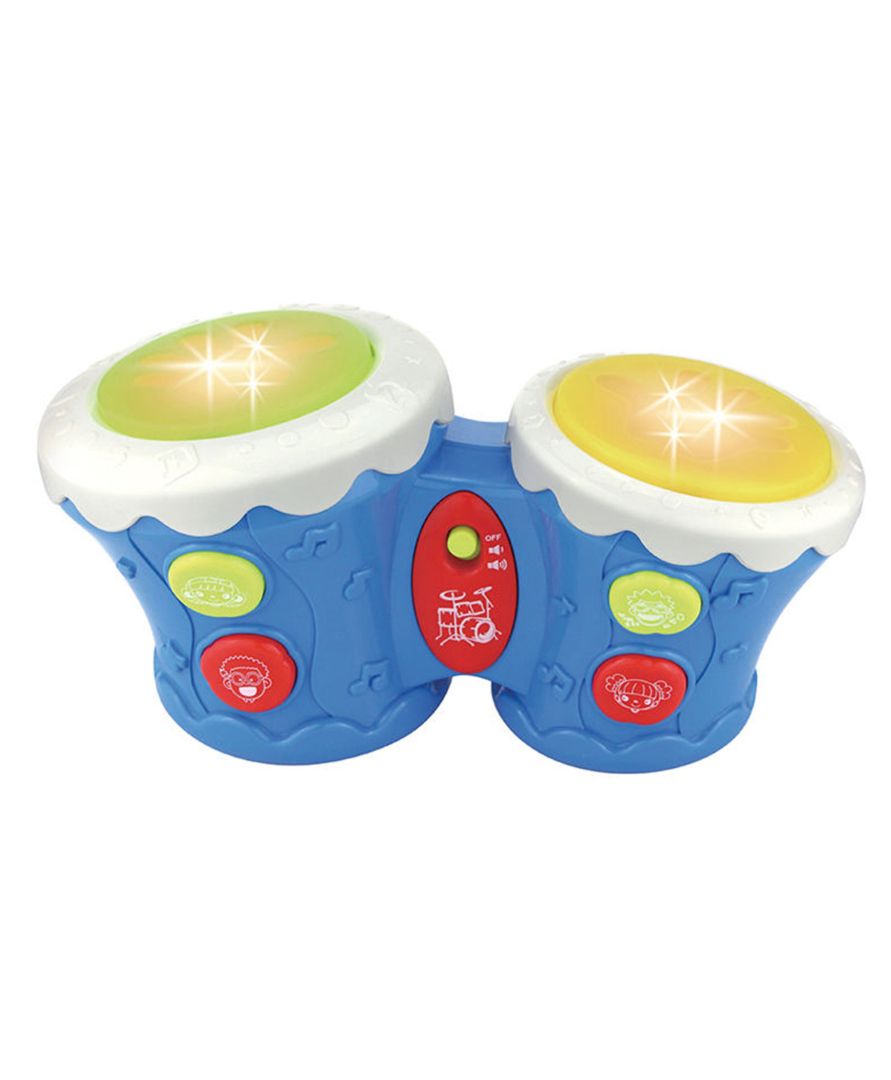 Azhari African Drum Kids Musical Instrument Fun Toy for Kids Color Design May Vary-image-41