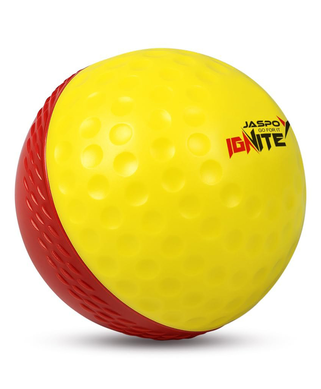 jaspo Ignite Hard PU Cricket Ball | Half-Dimple & Half-Smooth Design, 70.5mm Diameter with PU Core, Approx 105g, Weather & Water-Resistant, Practice, Tournament, Club, Gully-Box Cricket (Pack of 1pc)-image-42