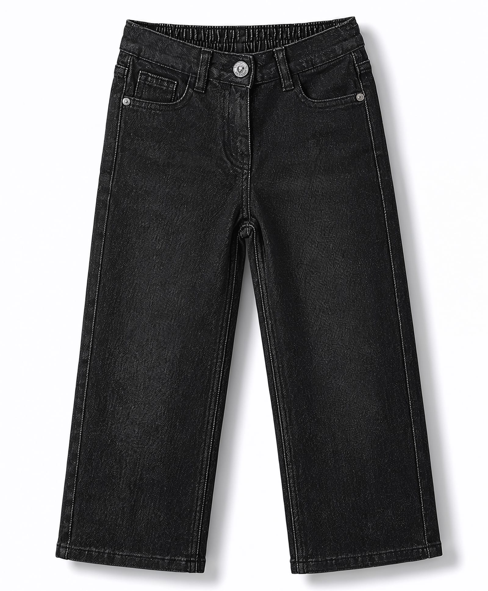 kookie kids india Kookie Kids Denim Full Length Washed Jeans - Black-picture-31