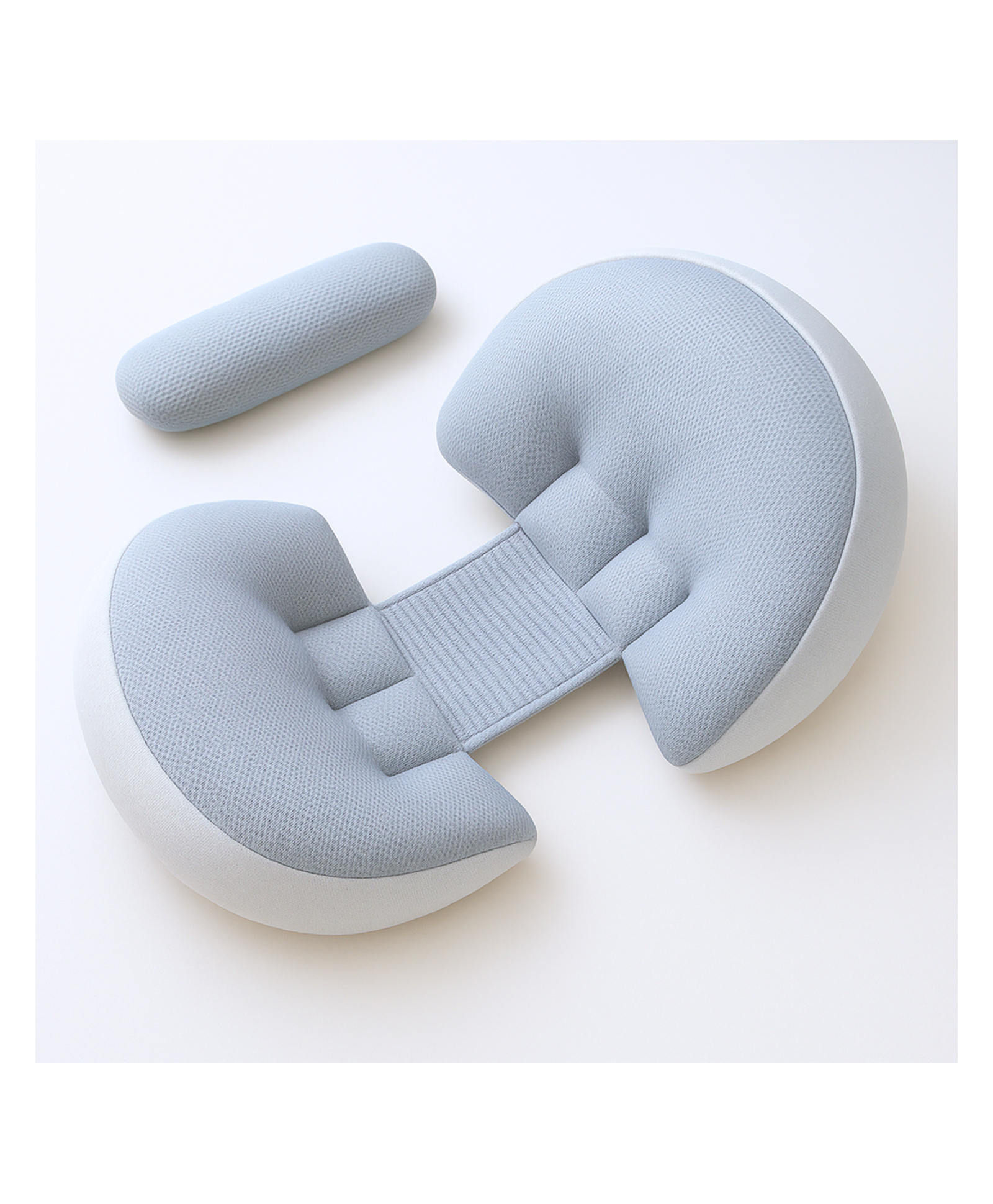 OBABY Pregnancy Pillow Adjustable U Shaped Pregnancy Pillow for Belly and Back Support, Compact Pregnancy Support Pillow.