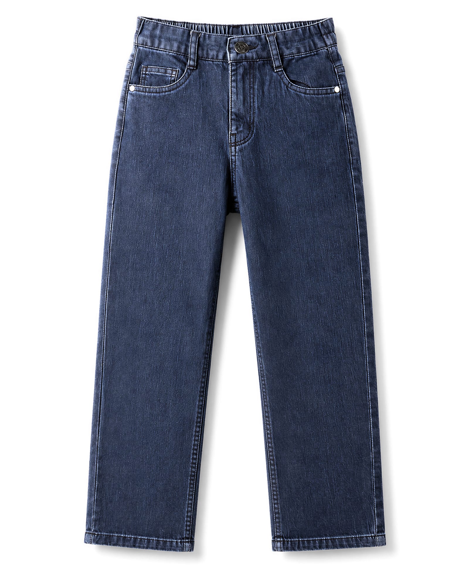 kookie kids india Kookie Kids Denim Woven Full Length Solid Jeans - Blue-picture-10