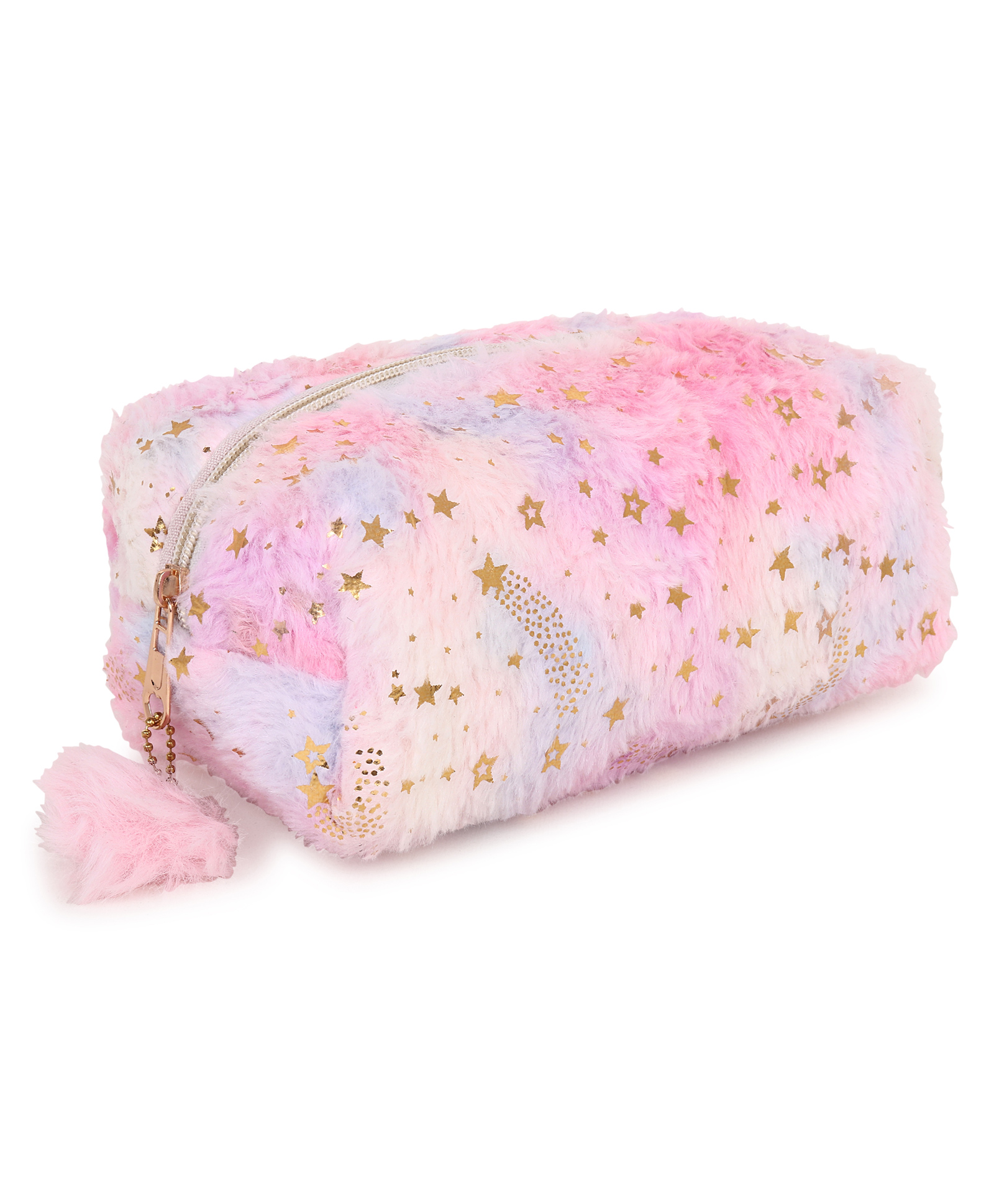 Sanjis Enterprise Small Fur Cosmetic Bag, Elegant Makeup Bags,Zipper Pouch,Great Gifts for Women,Travel Toiletry Bag Accessories Organizer Gifts-picture-14