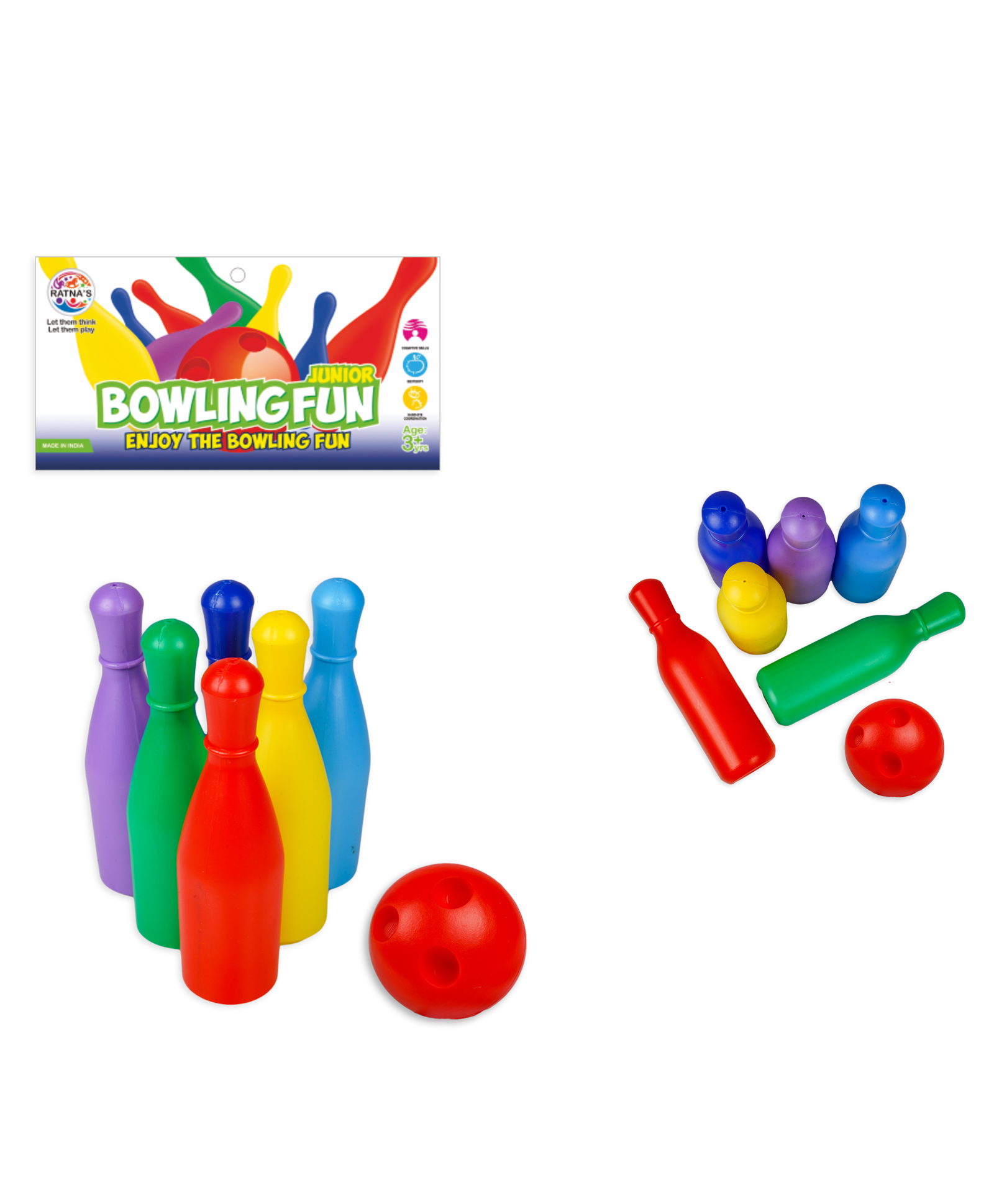 Ratnas Junior Fun Bowling Set - Multicolour-image-1