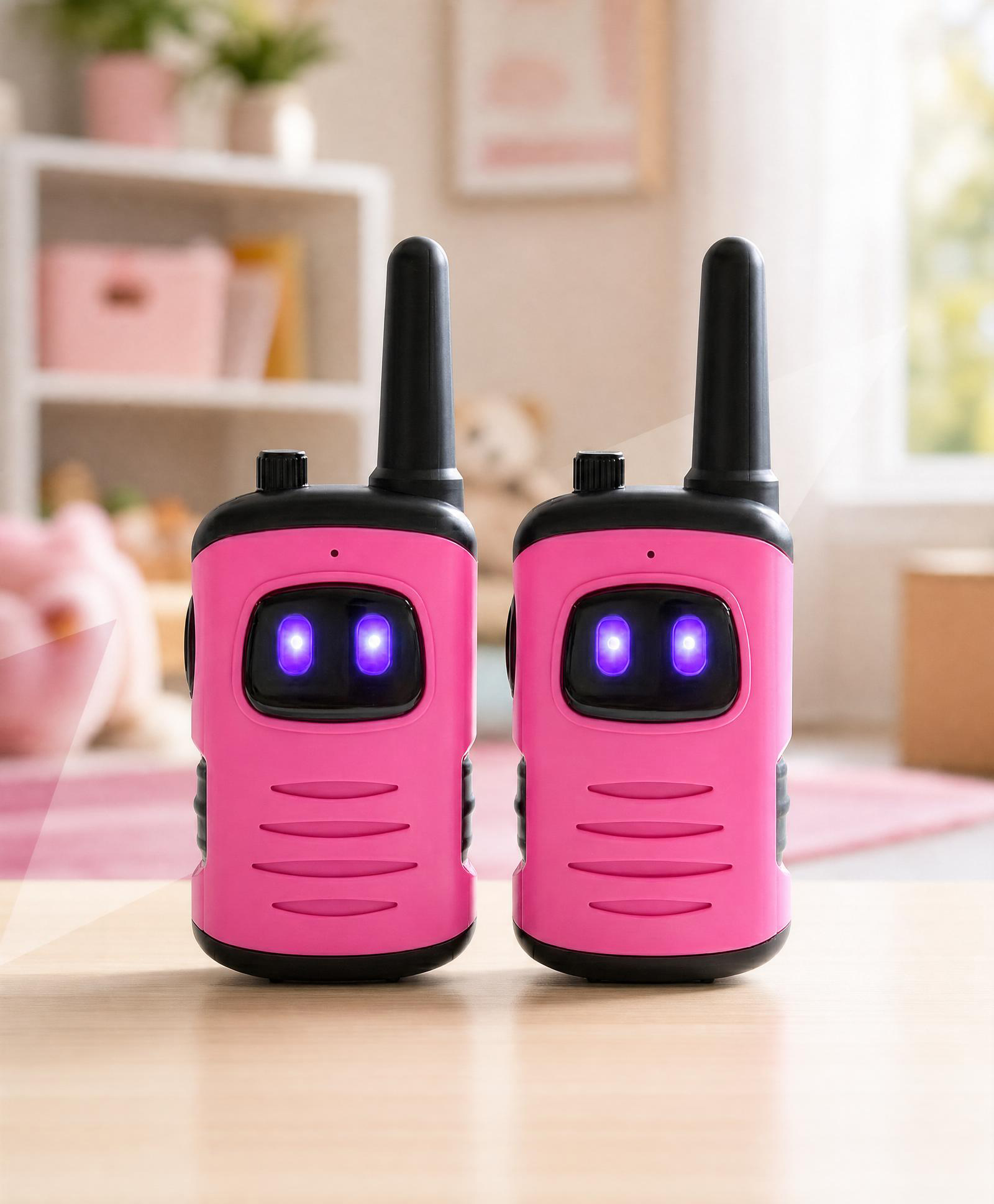 Play Nation Walkie Talkies Toys for Kids Pack of 2 - Pink| 2 Way Radio Toy for 2 Players| Outdoor Range Upto 100 Meters| Battery Operated| Perfect Birthday Gift| 3+ Years| BIS Certified-picture-12