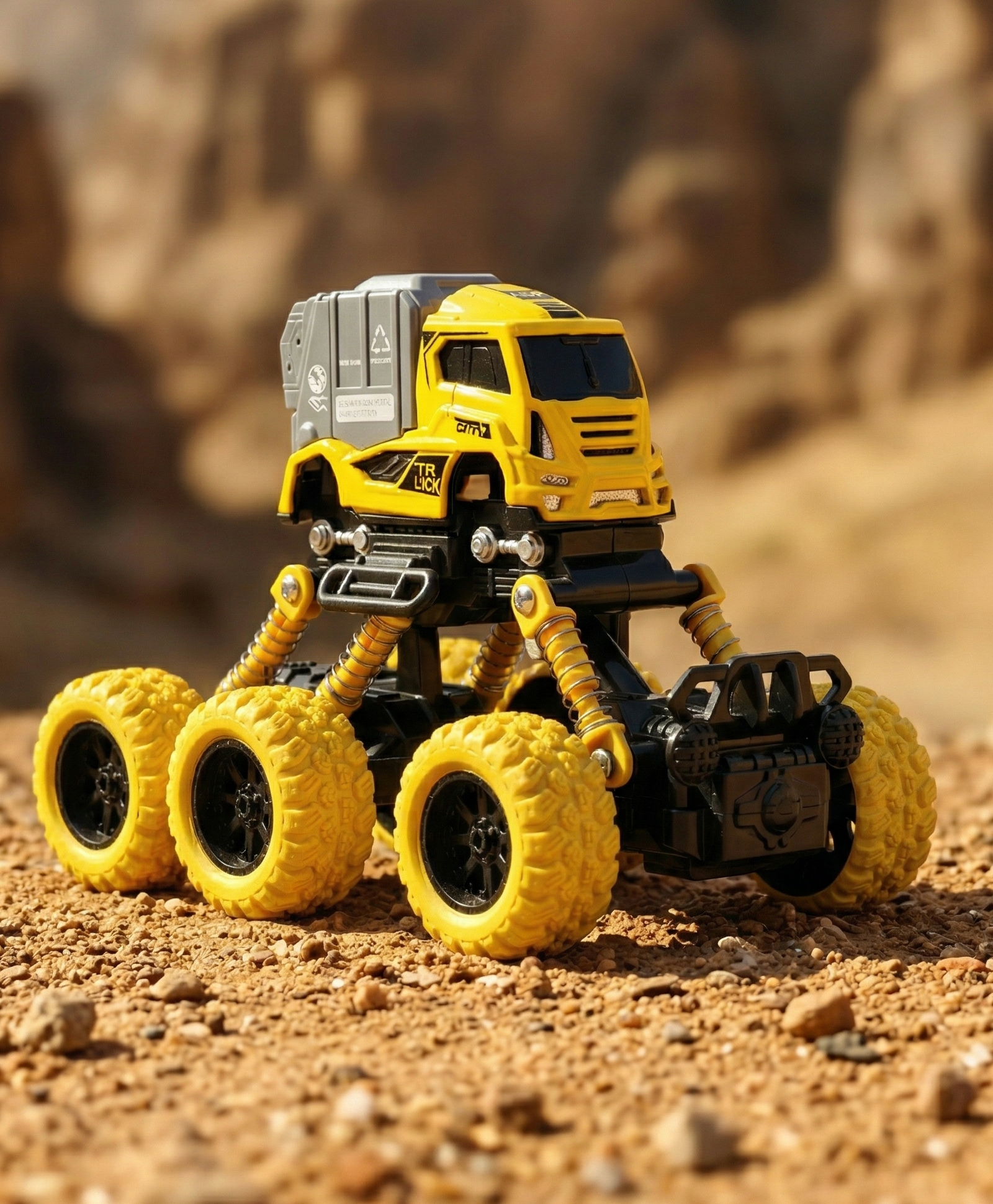 Play Nation Friction Powered Monster 6-Wheel Mega Dumper Fury Truck - Yellow| Early Learning and Development| Pretend Play Toy for 3+ Years Kids| BIS Certified| Gifting Idea| Indoor & Outdoor Play-picture-18
