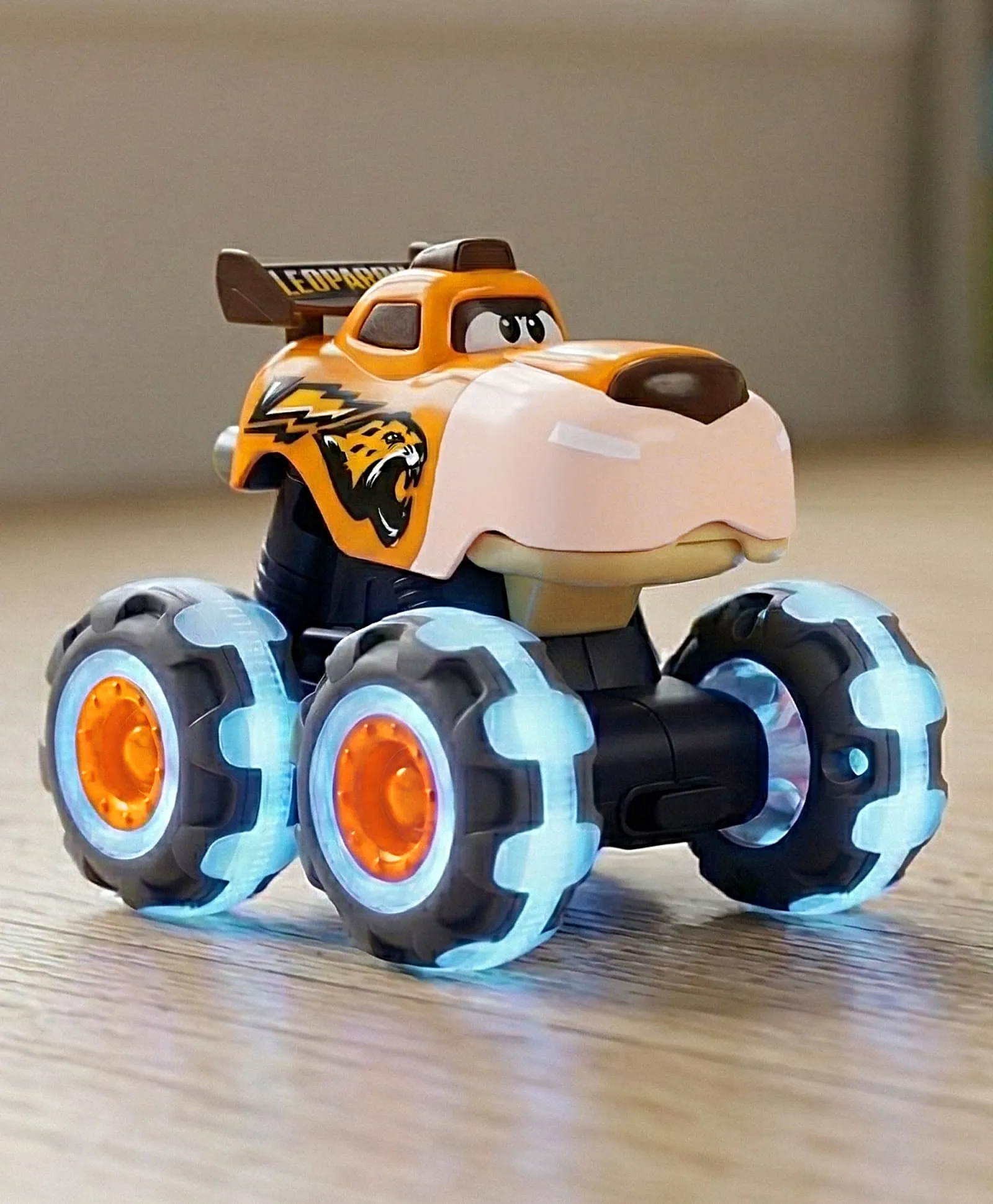 Play Nation Friction Powered Big Wheel Lion Character Car Toy| LED Illuminated Wheels| Early Learning and Development| Pretend & Play Toy| Fun Toy for 3+ Years Kids| BIS Certified| Gifting Idea-image-31